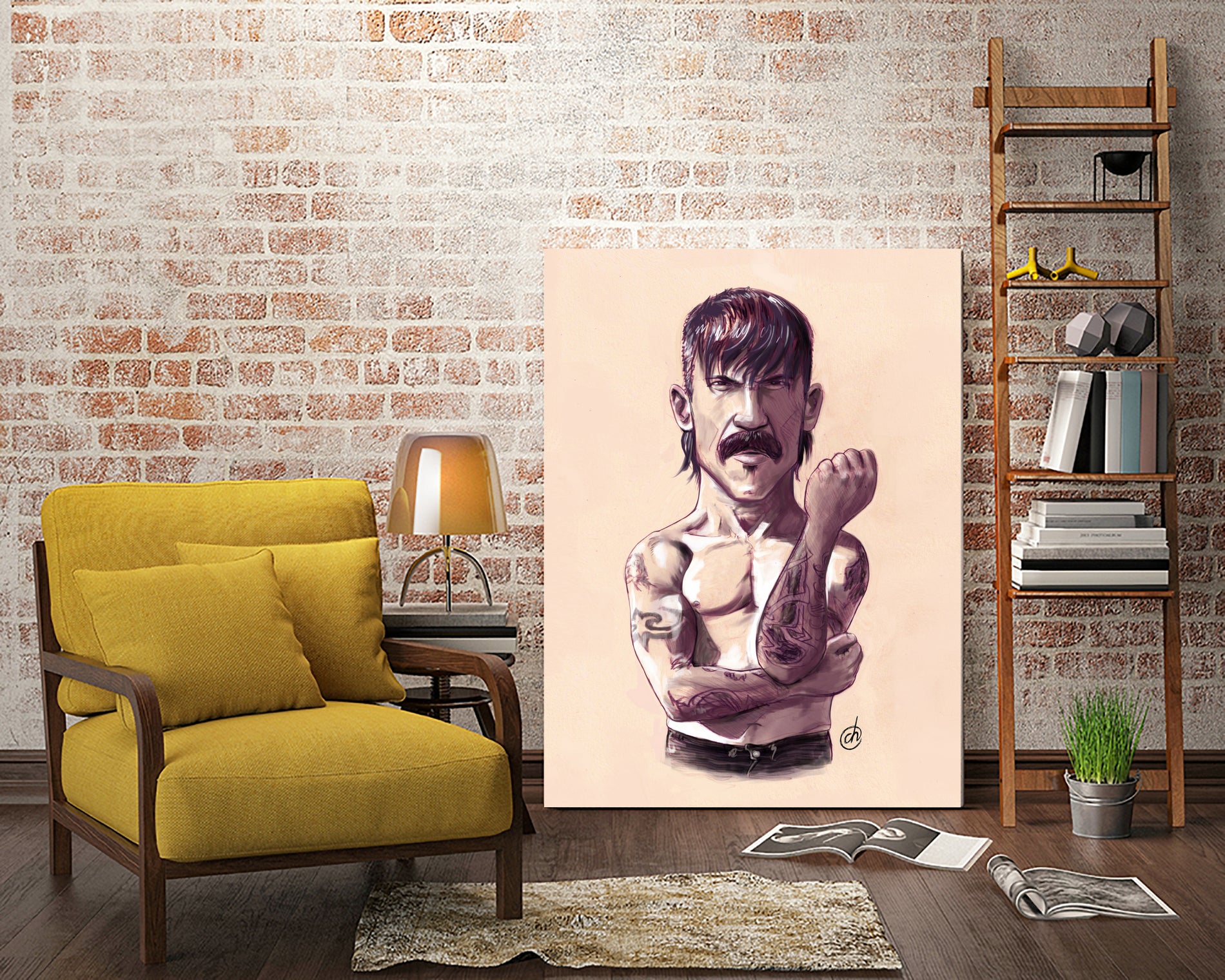 Anthony Kiedis - Unlimited Love by Charlie Casado on GIANT ART - white character design