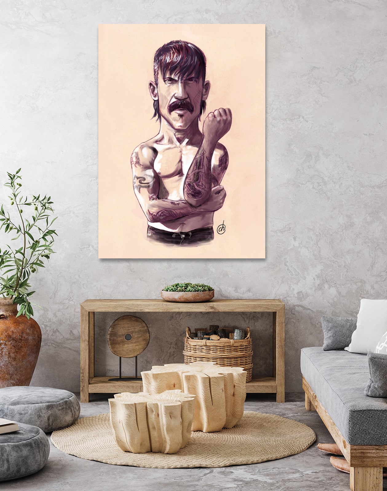 Anthony Kiedis - Unlimited Love by Charlie Casado on GIANT ART - white character design