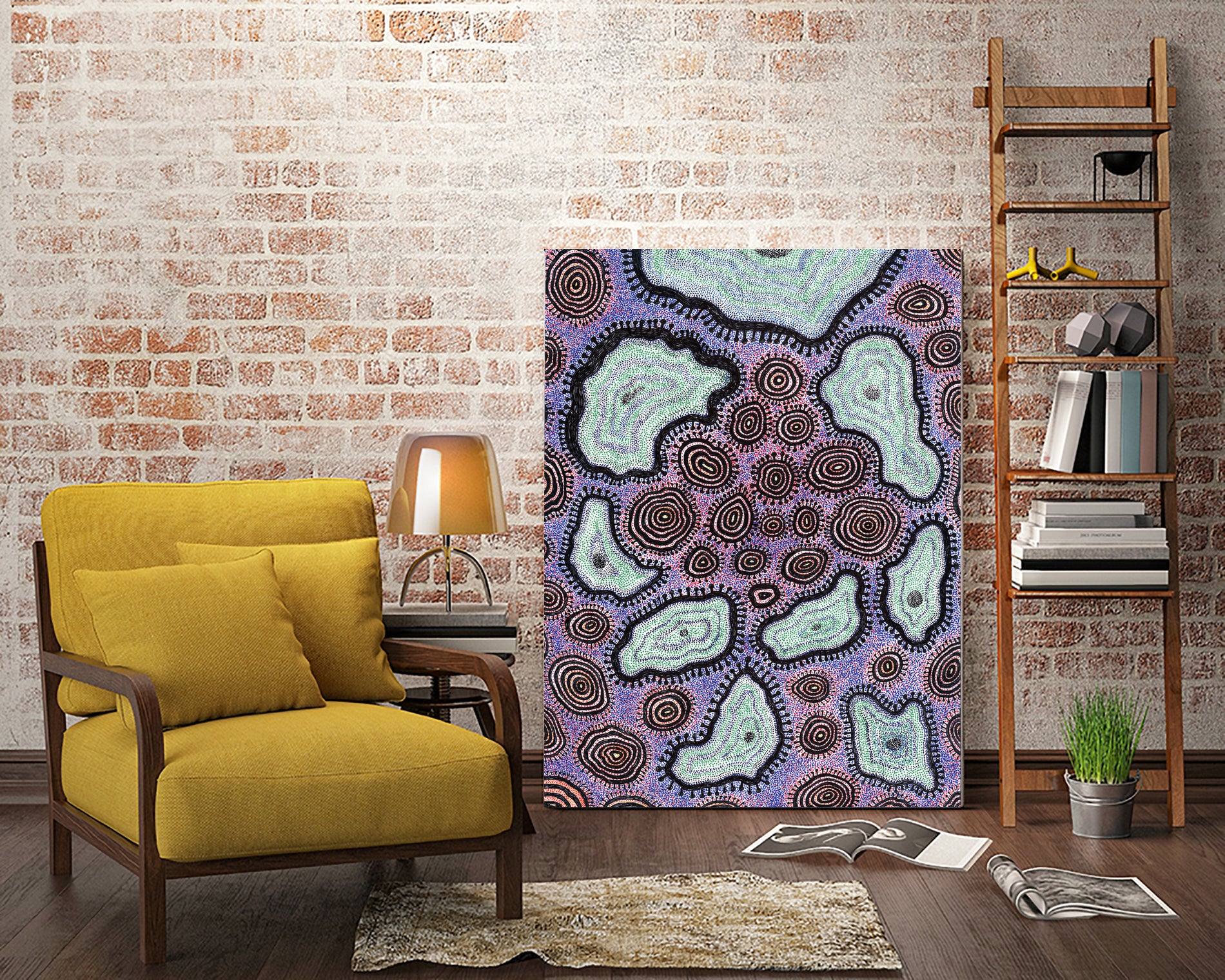 Cells by Victor Fitzsimons on GIANT ART - fuchsia mixed media