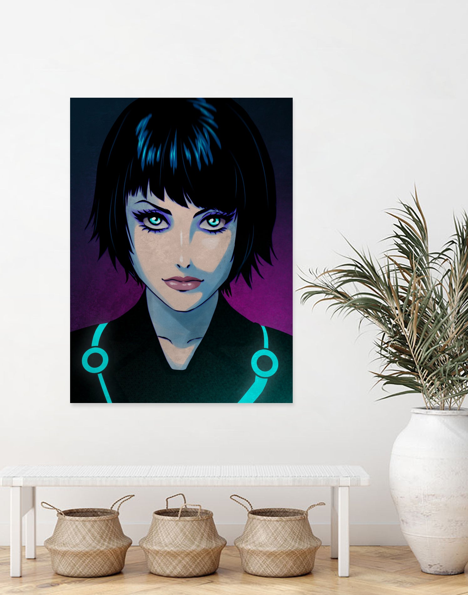 Quorra - Tron Legacy by Juan Hodgson on GIANT ART - fuchsia digital painting