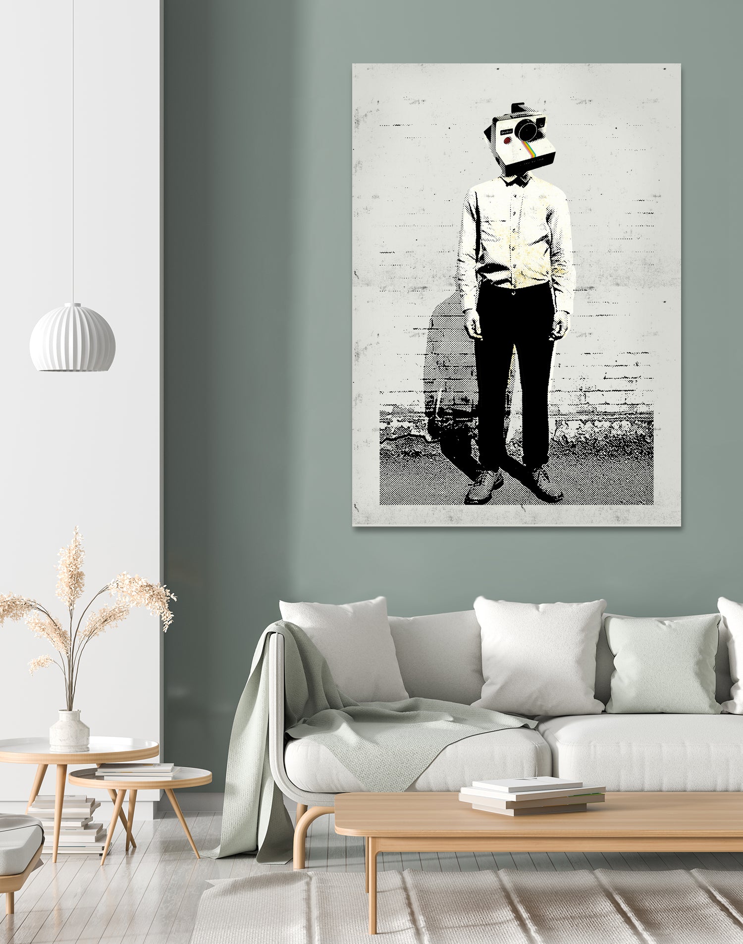 Polaroid Man by Arthur Willian Presser on GIANT ART - white photo manipulation