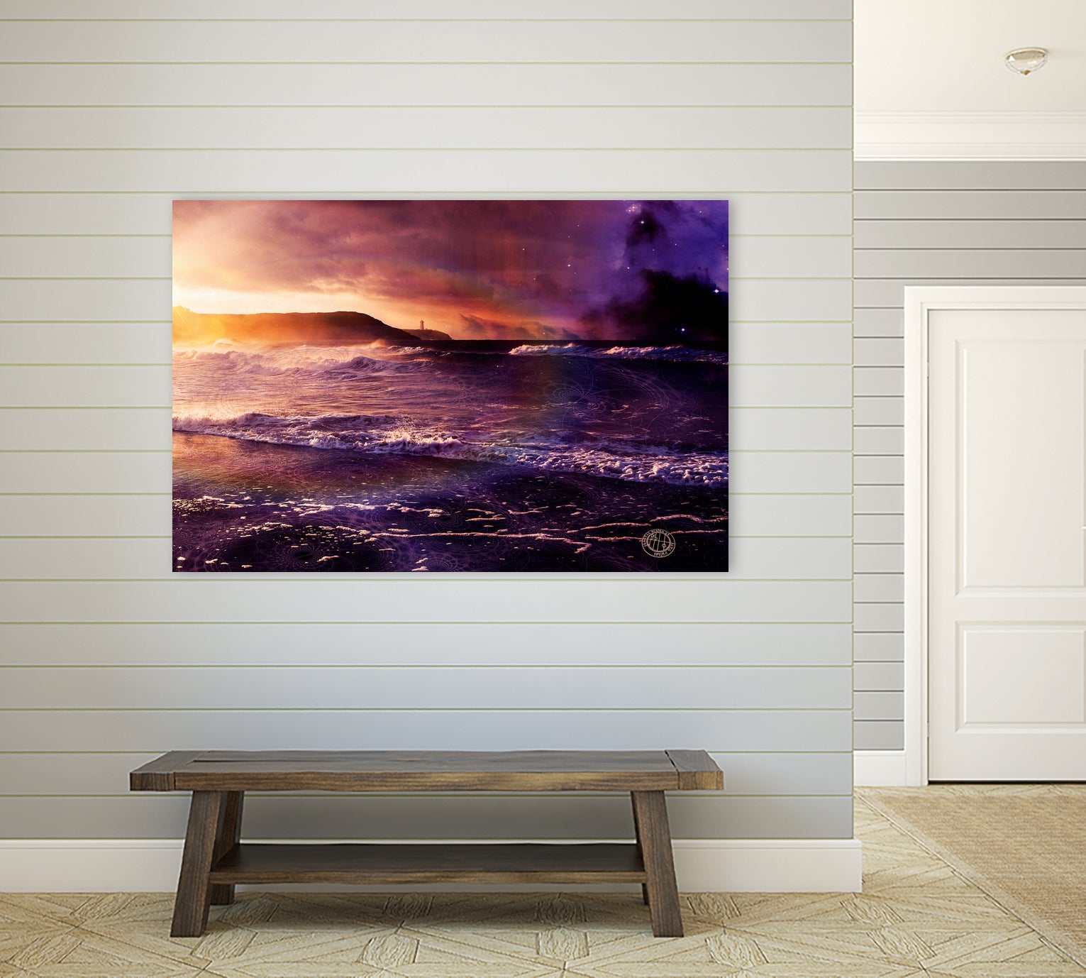 On the Horizon of the Infinite by Jaya Prime on GIANT ART - fuchsia digital painting