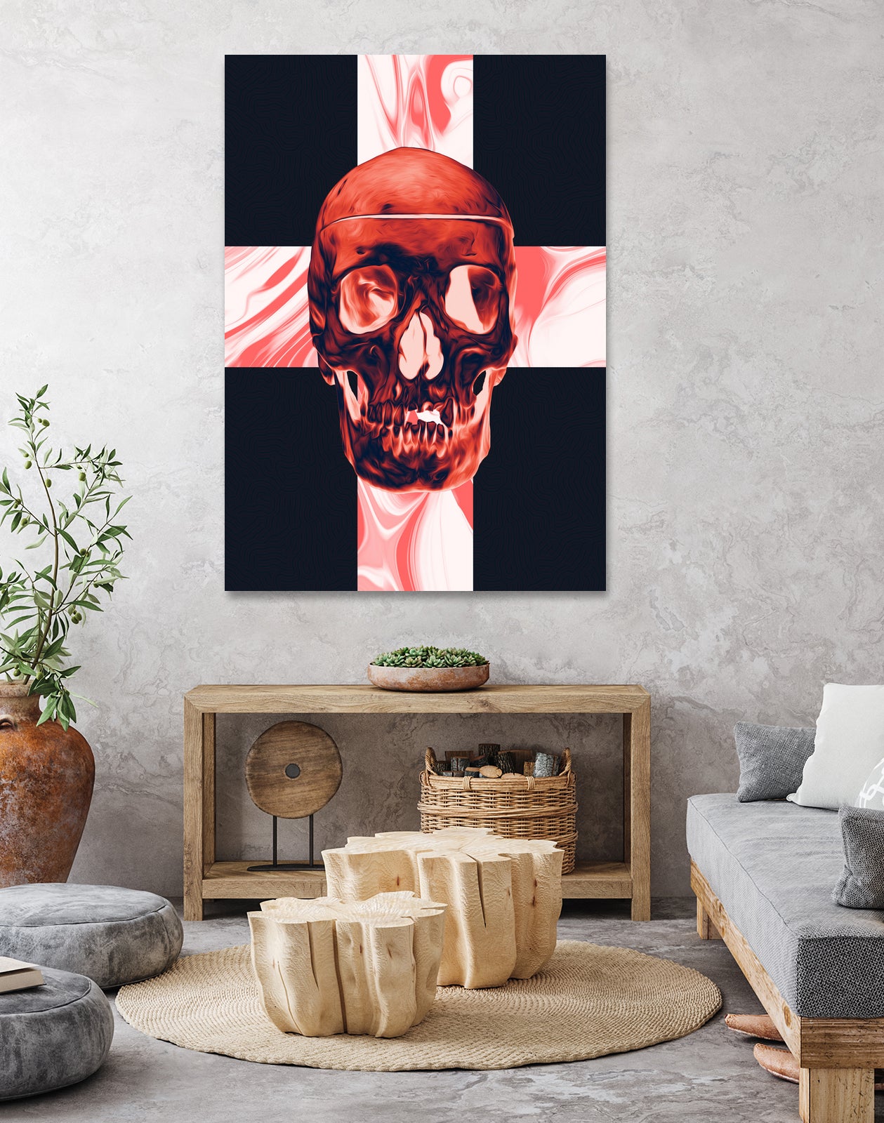 Dei by Dorian Legret on GIANT ART - red photo manipulation