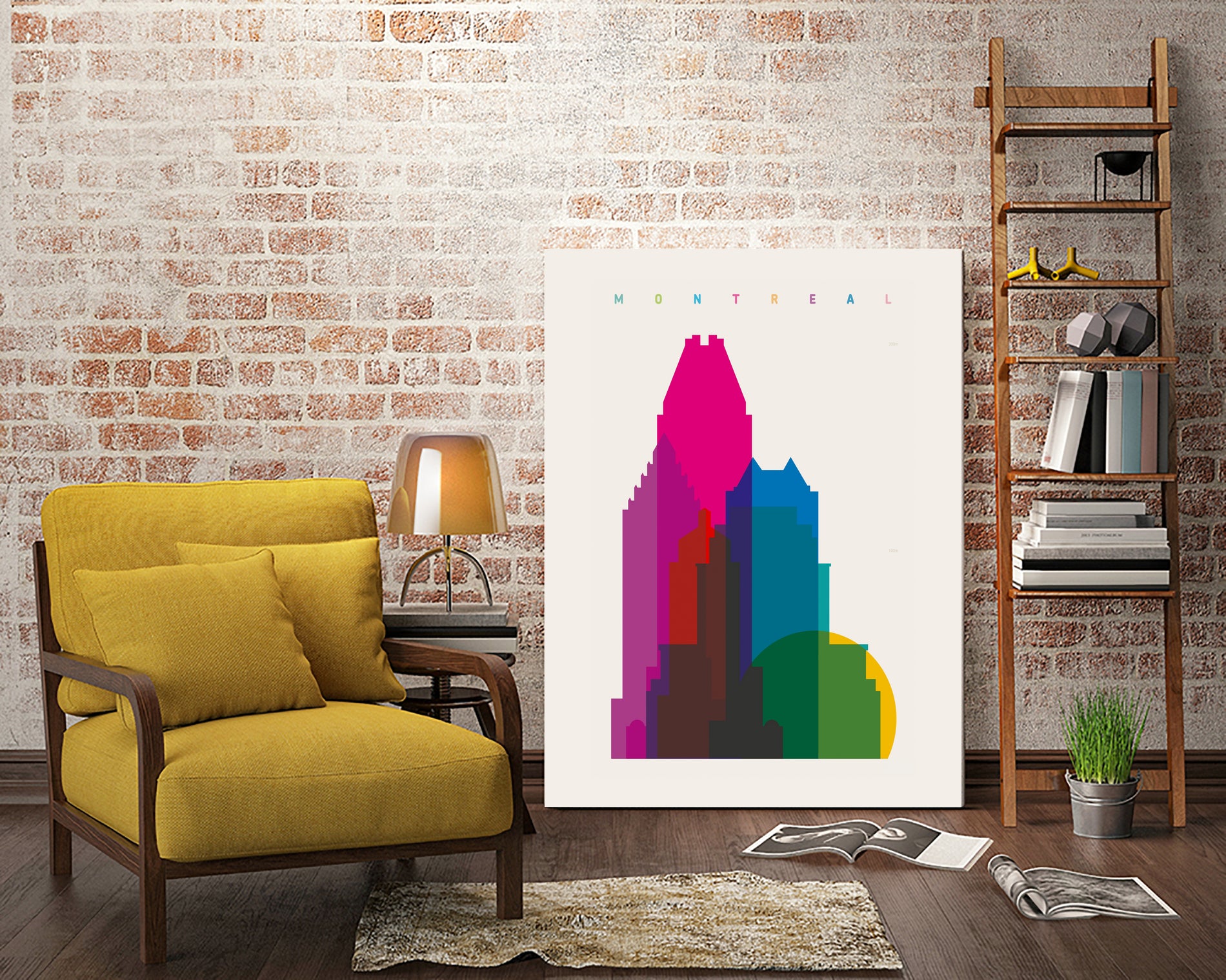 Shapes of Montreal by Yoni Alter on GIANT ART - photo illustration