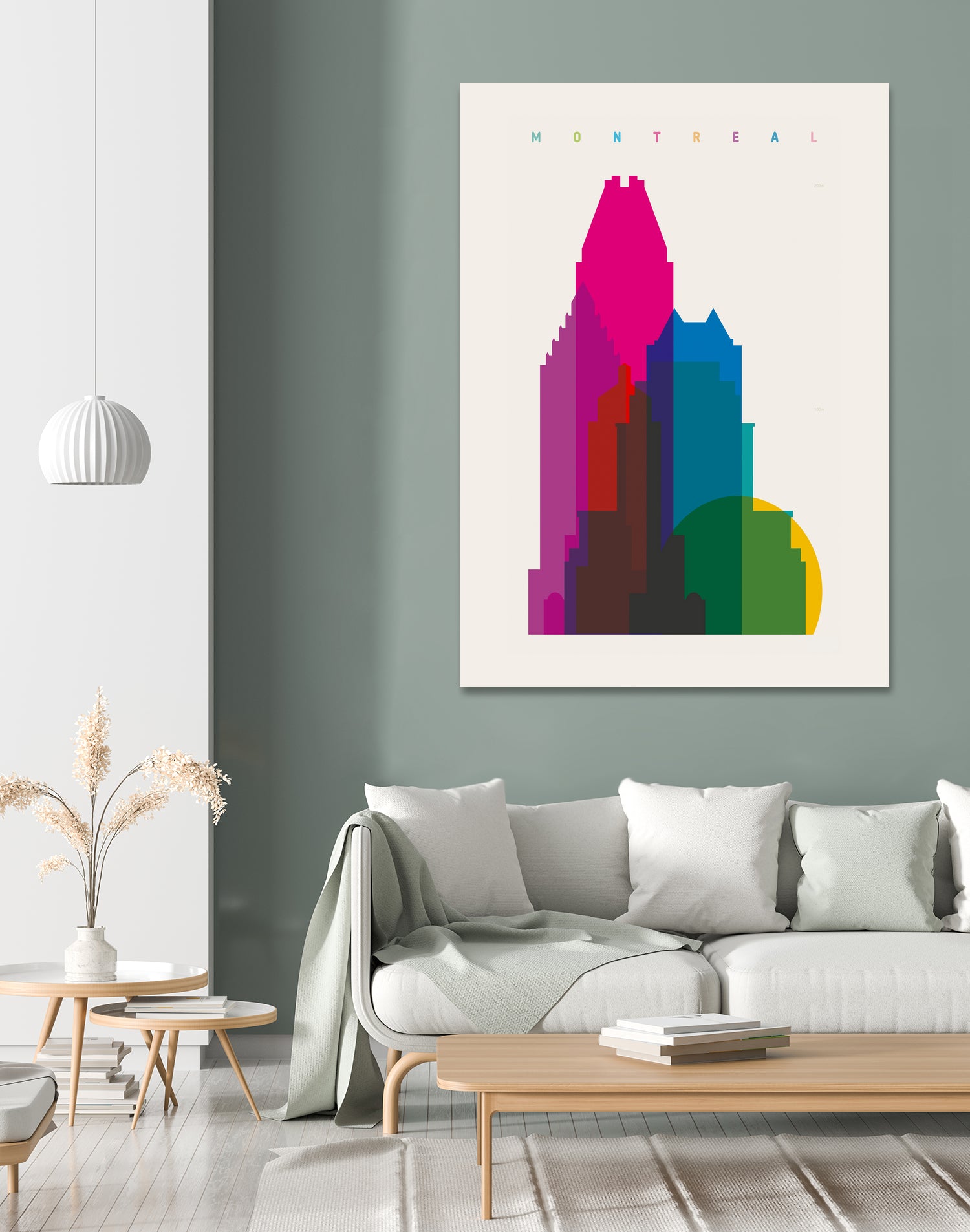 Shapes of Montreal by Yoni Alter on GIANT ART - photo illustration