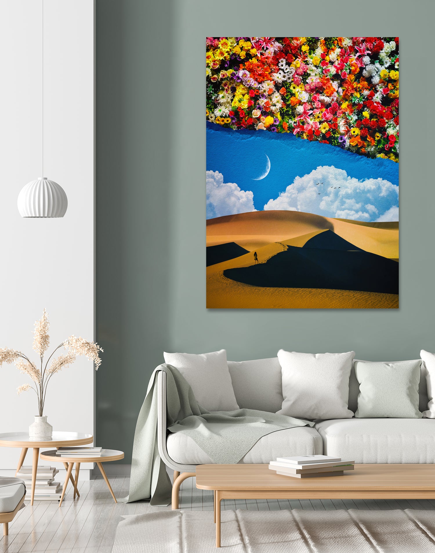 A Desert Full Of Flowers by Seam Less on GIANT ART - black photo manipulation