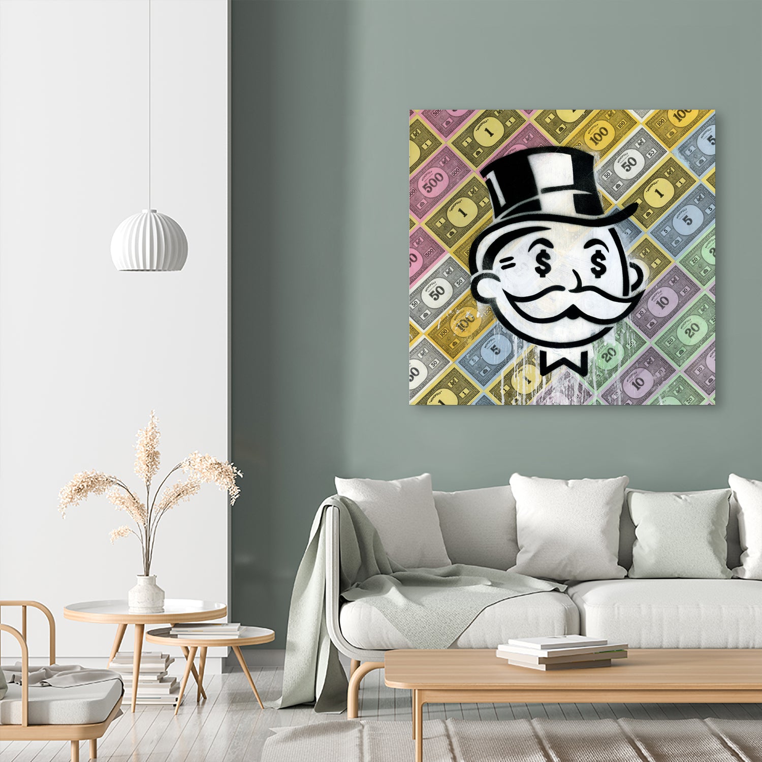 Another Day - Another Dollar by Andrew Turner on GIANT ART - black mixed media