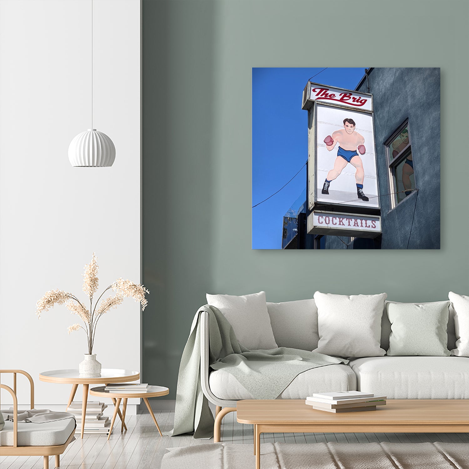 The Brig by will Hansen on GIANT ART - blue mixed media