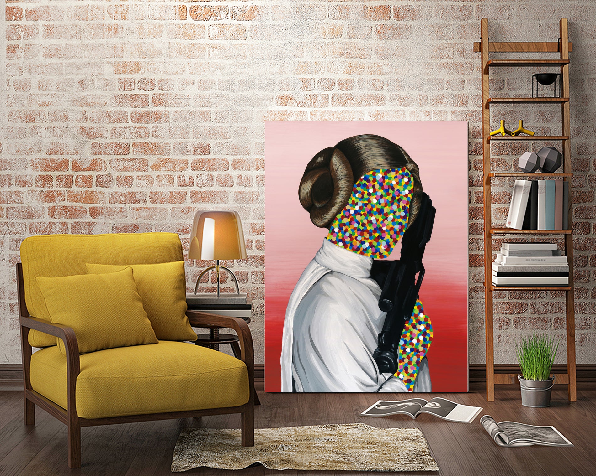 Rebel Scum 02 by Andrew Turner on GIANT ART - red mixed media