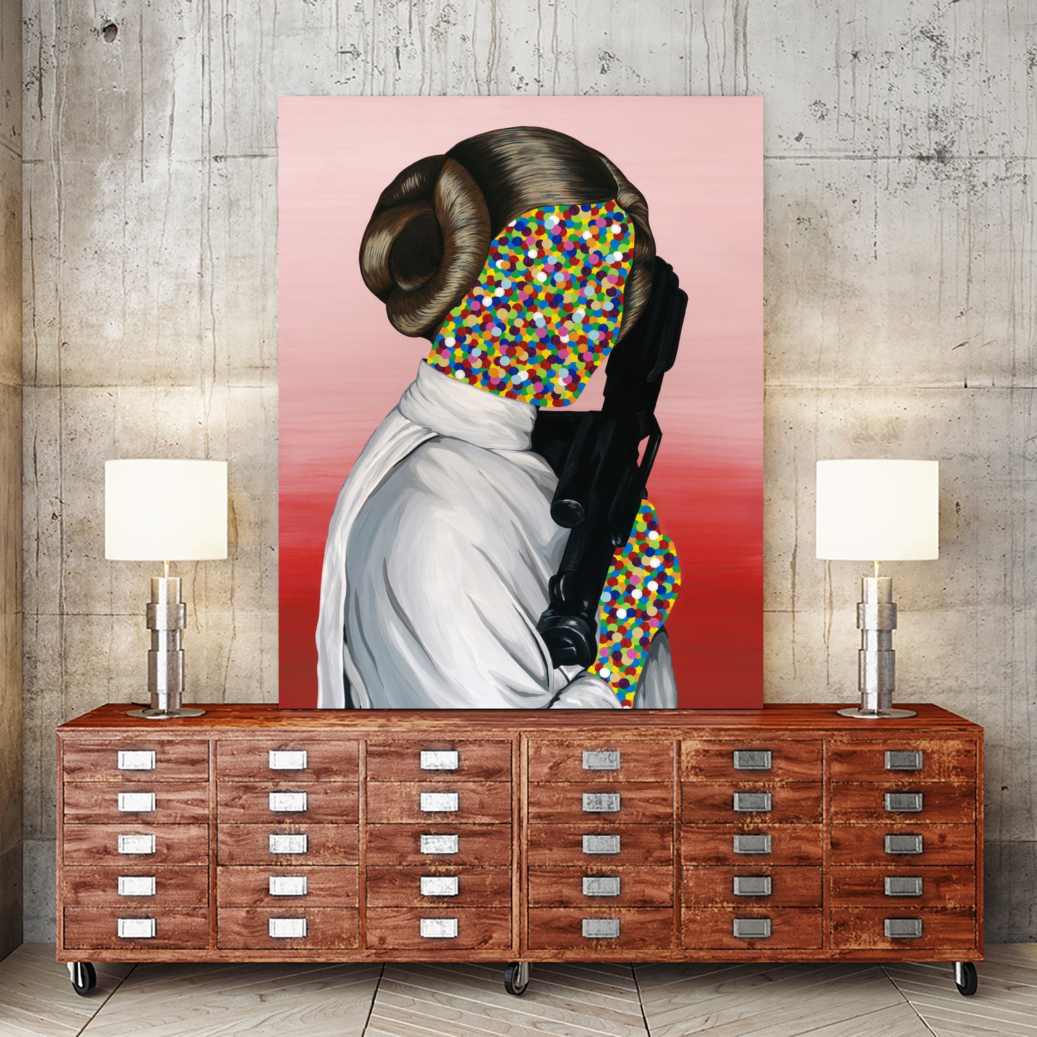 Rebel Scum 02 by Andrew Turner on GIANT ART - red mixed media