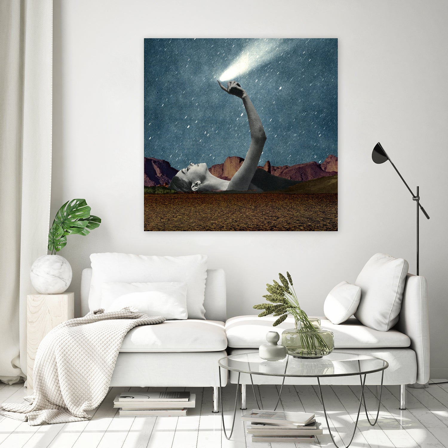 At your fingertips by Sammy Slabbinck on GIANT ART - blue photo manipulation