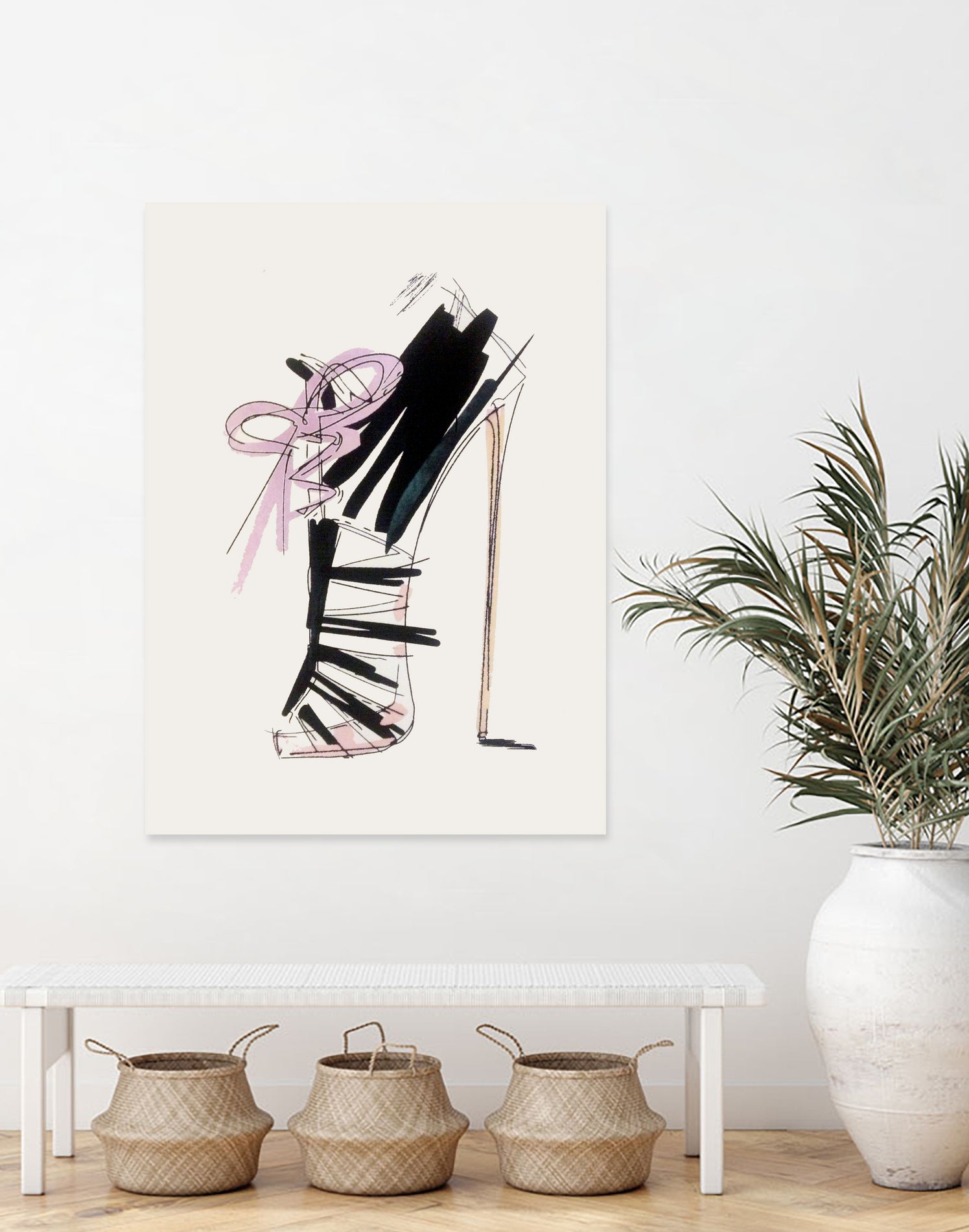 highheel by Jana Gerstenmaier on GIANT ART - black photo illustration