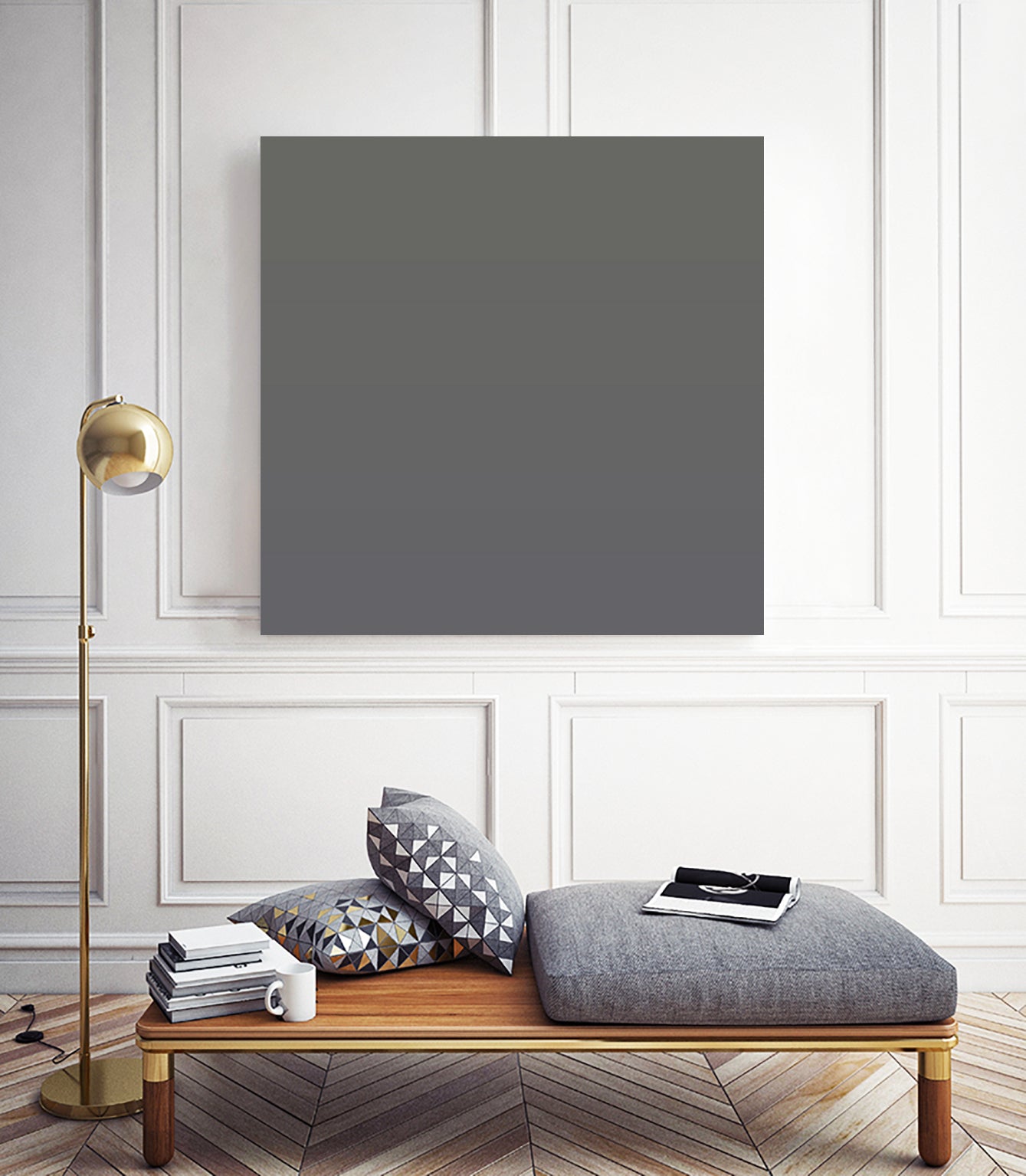 Siam Gradient #6 | Beautiful Gradients by Alexander Tonetti on GIANT ART - gray digital painting