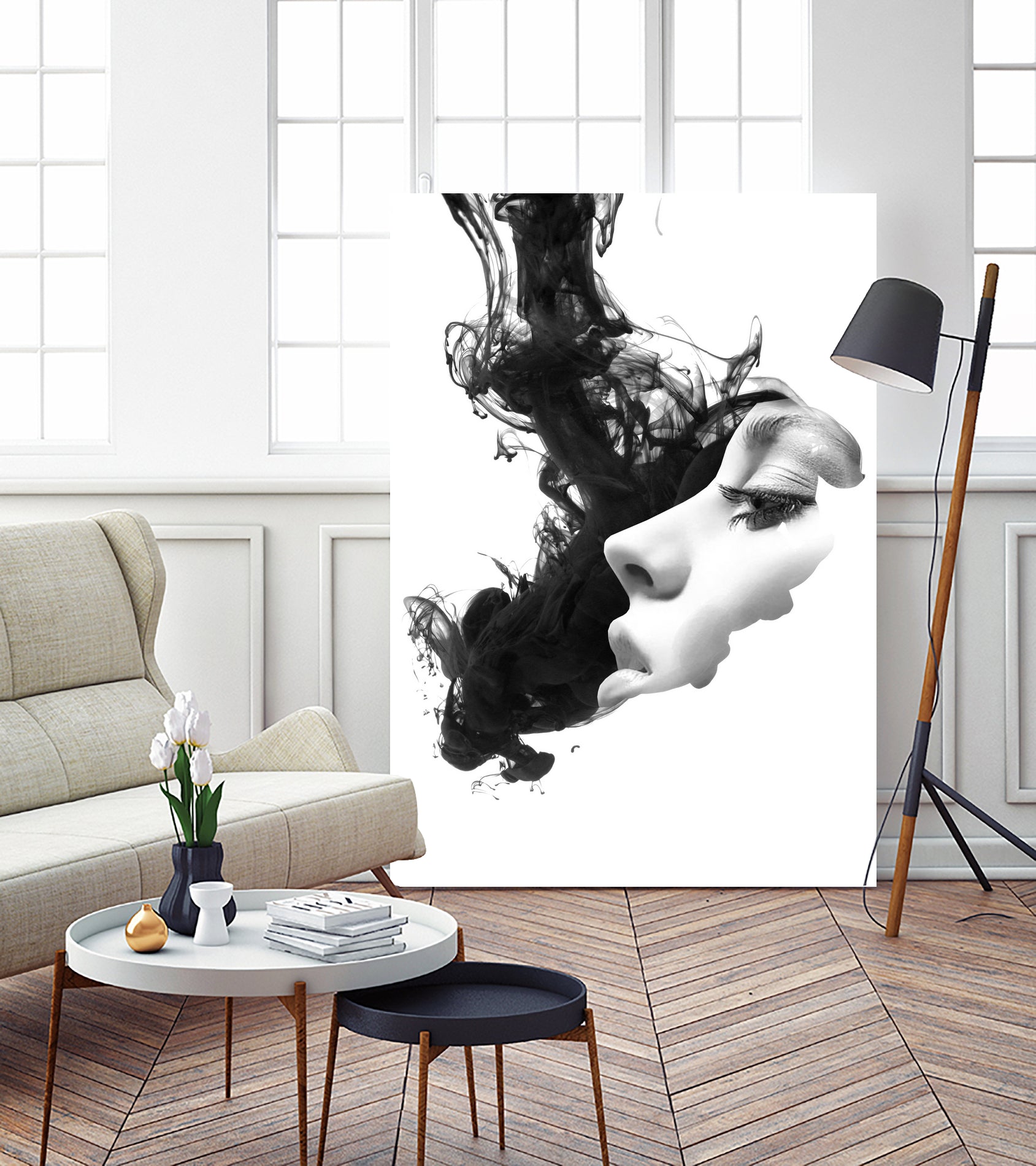 Inked collection : number one by Julien Kaltnecker on GIANT ART - black photo illustration