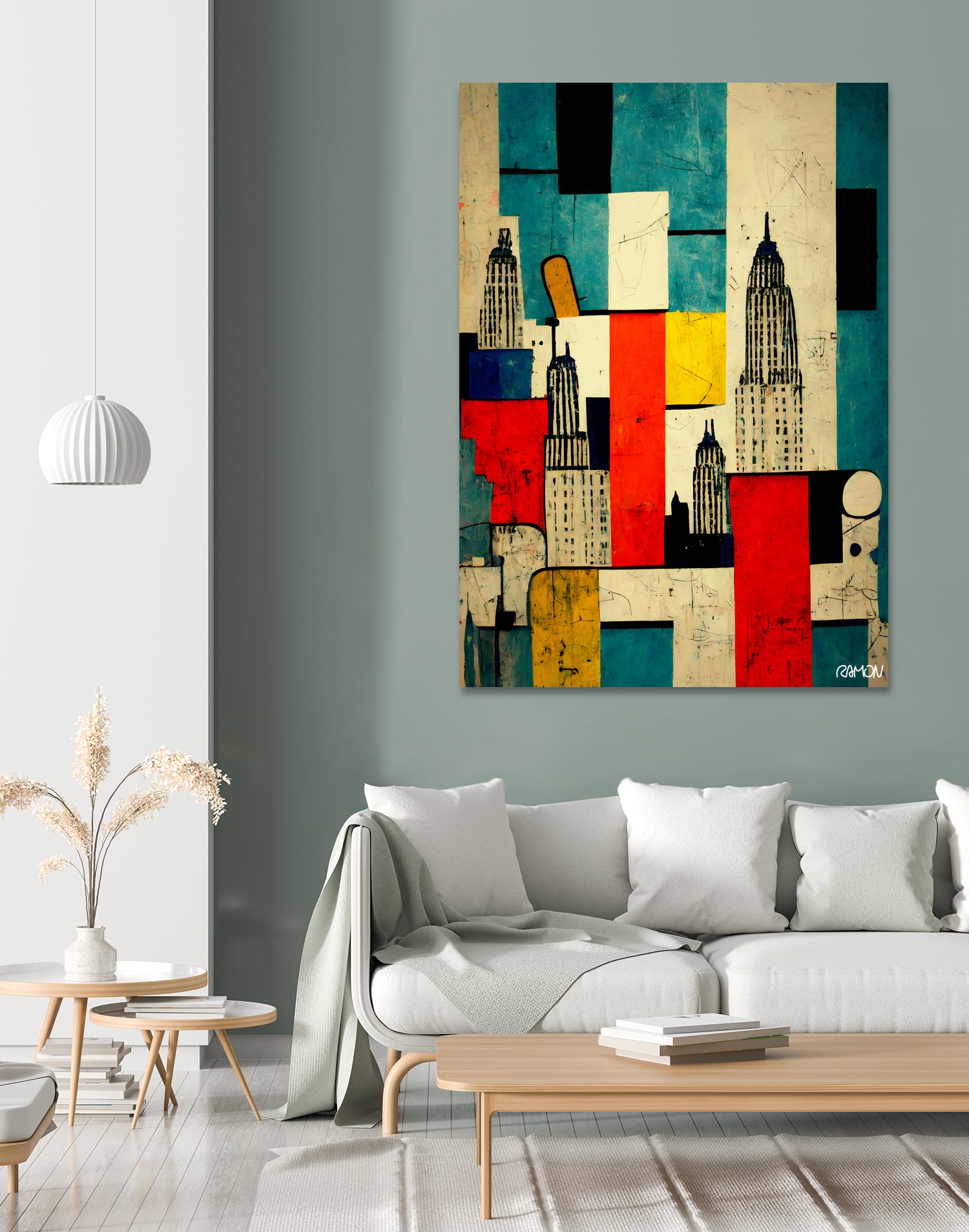 Great Apple City by Ramon Souza on GIANT ART - white digital painting