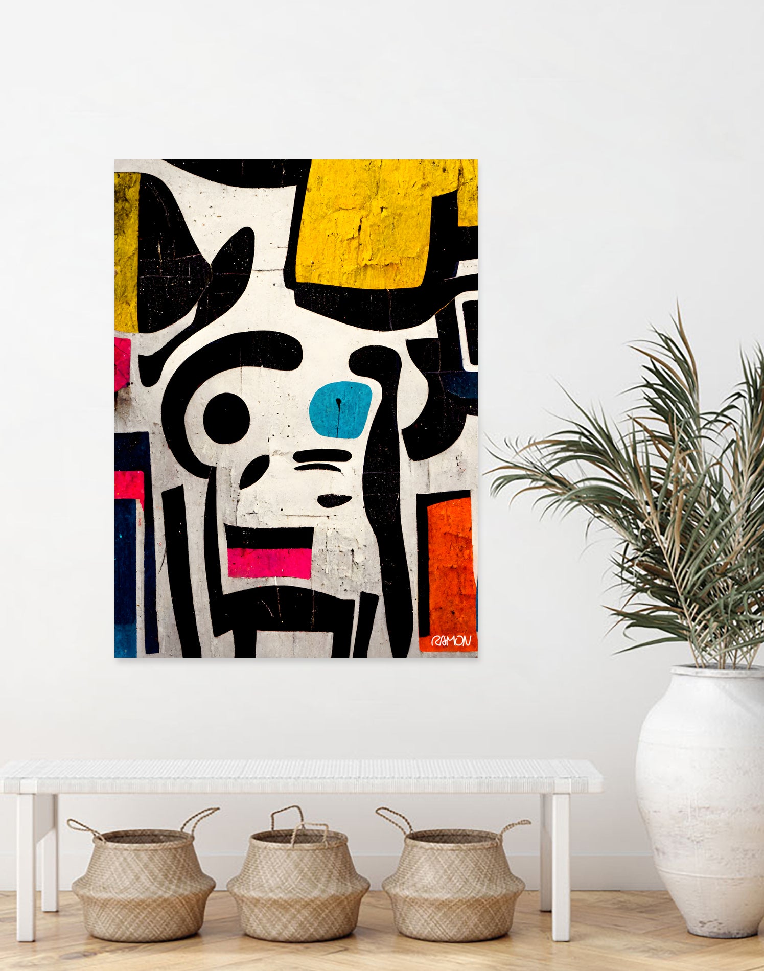 abstract Street Art by Ramon Souza on GIANT ART - white digital painting