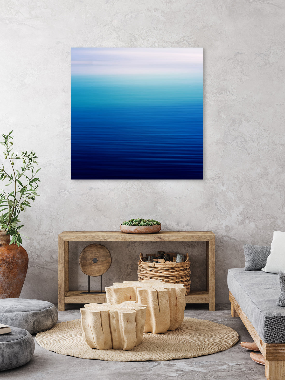 shades of blue by Steffi Louis on GIANT ART - blue digital painting