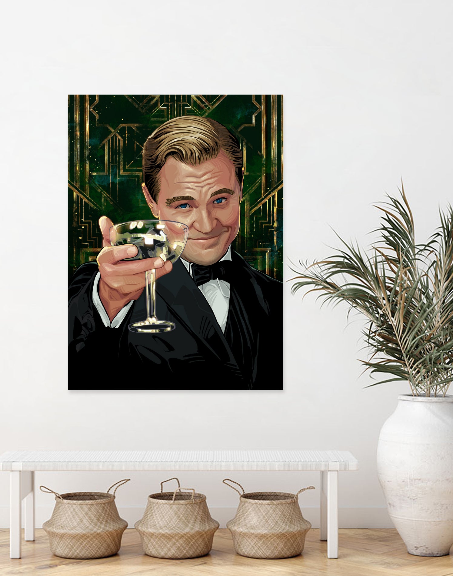 The Great Gatsby by Nikita Abakumov on GIANT ART - green digital painting