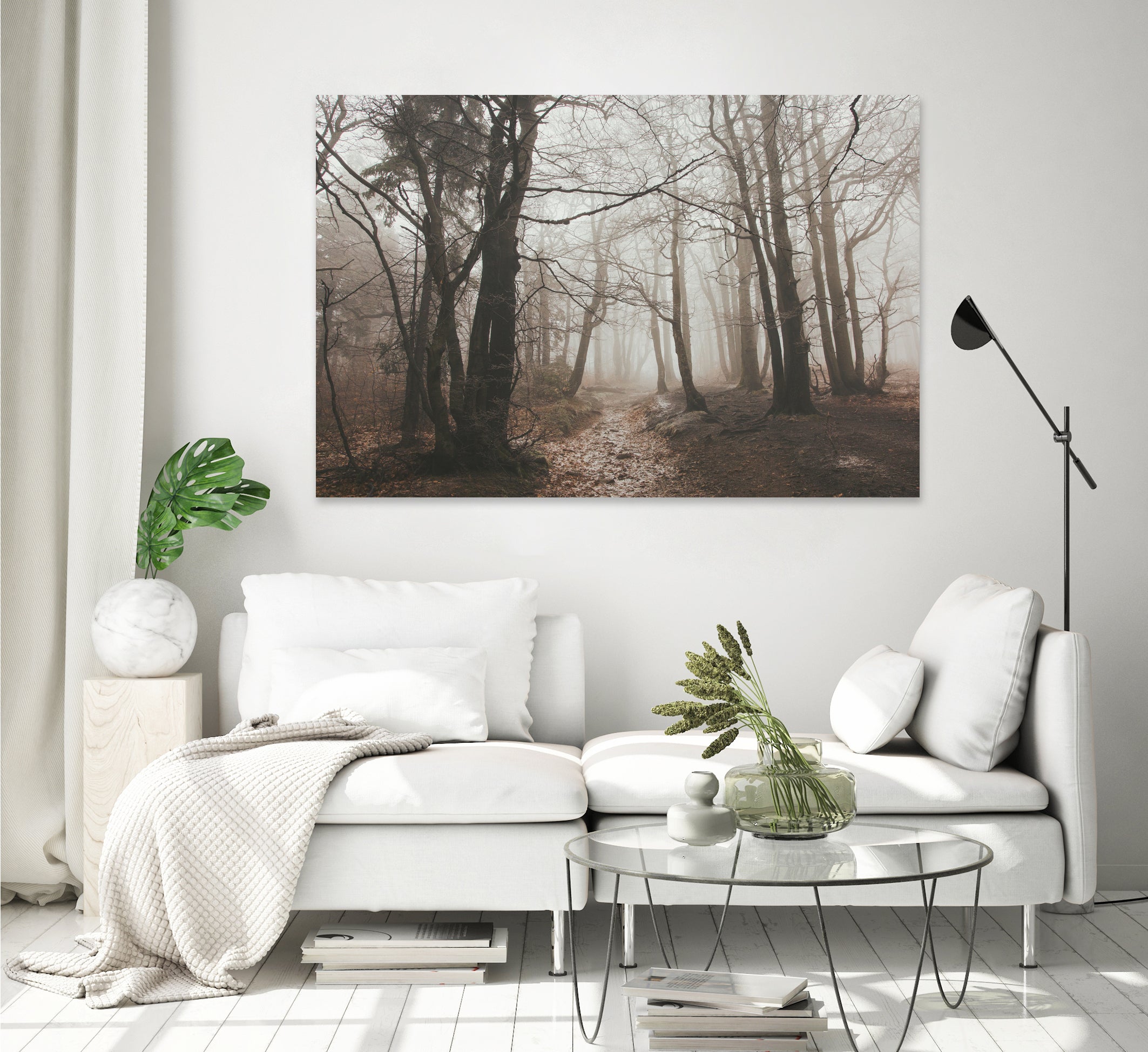 Spooky Forest by Dominika Aniola on GIANT ART - brown photo illustration