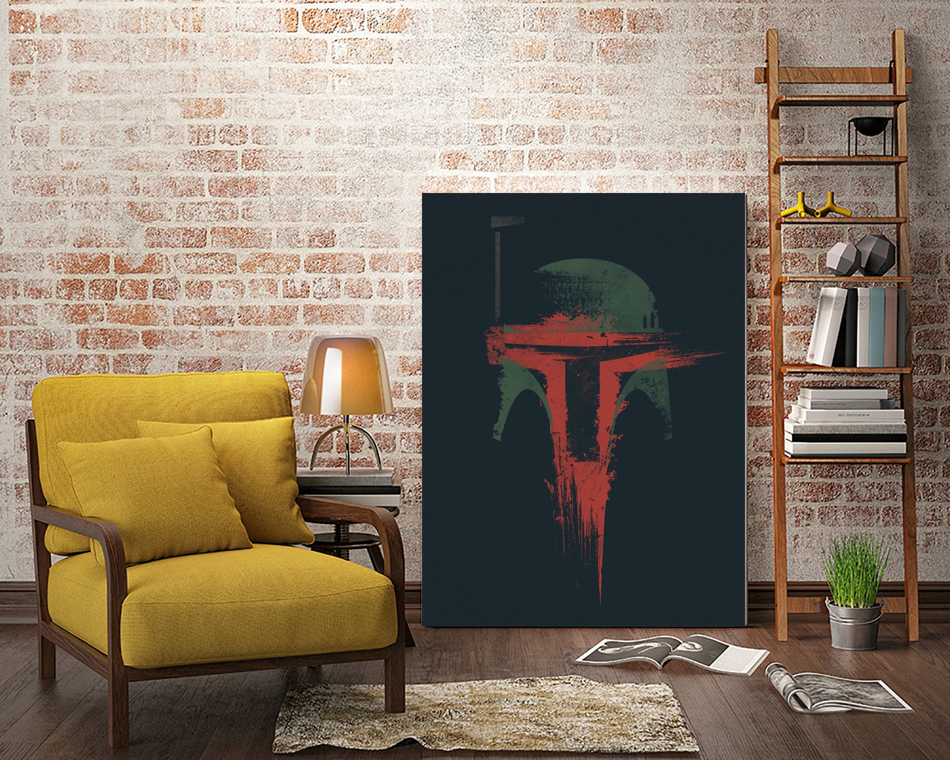 Bounty Hunter by Victor Vercesi on GIANT ART - red digital drawing