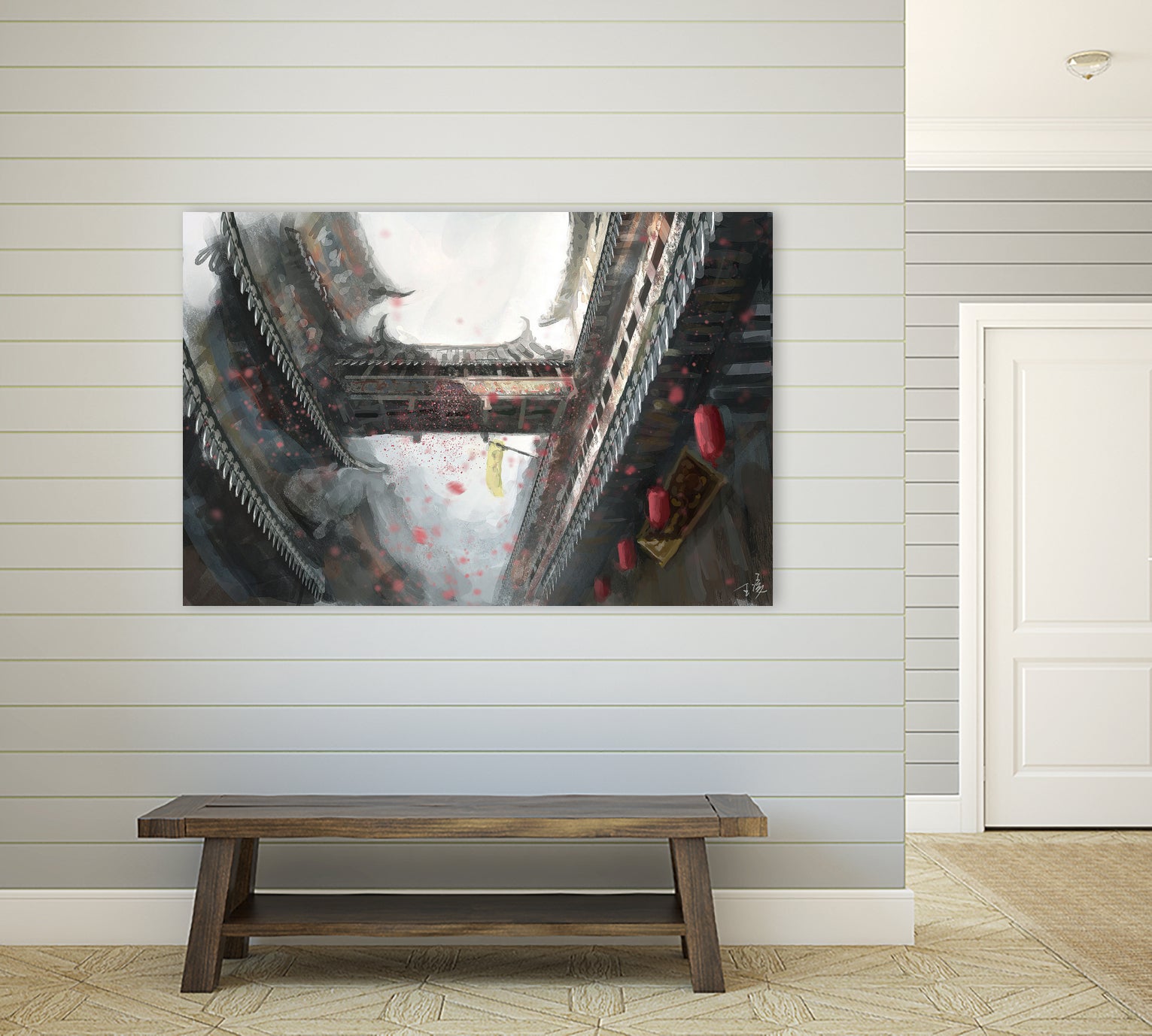 Town by Ling Wang on GIANT ART - digital painting