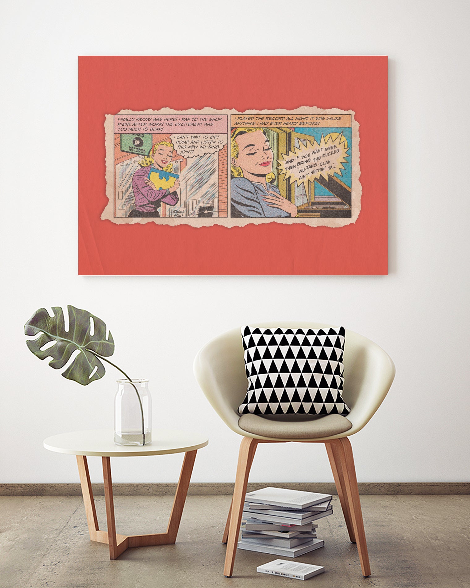 That New Wu-Tang Joint by Joe McDermott on GIANT ART - red vector illustration