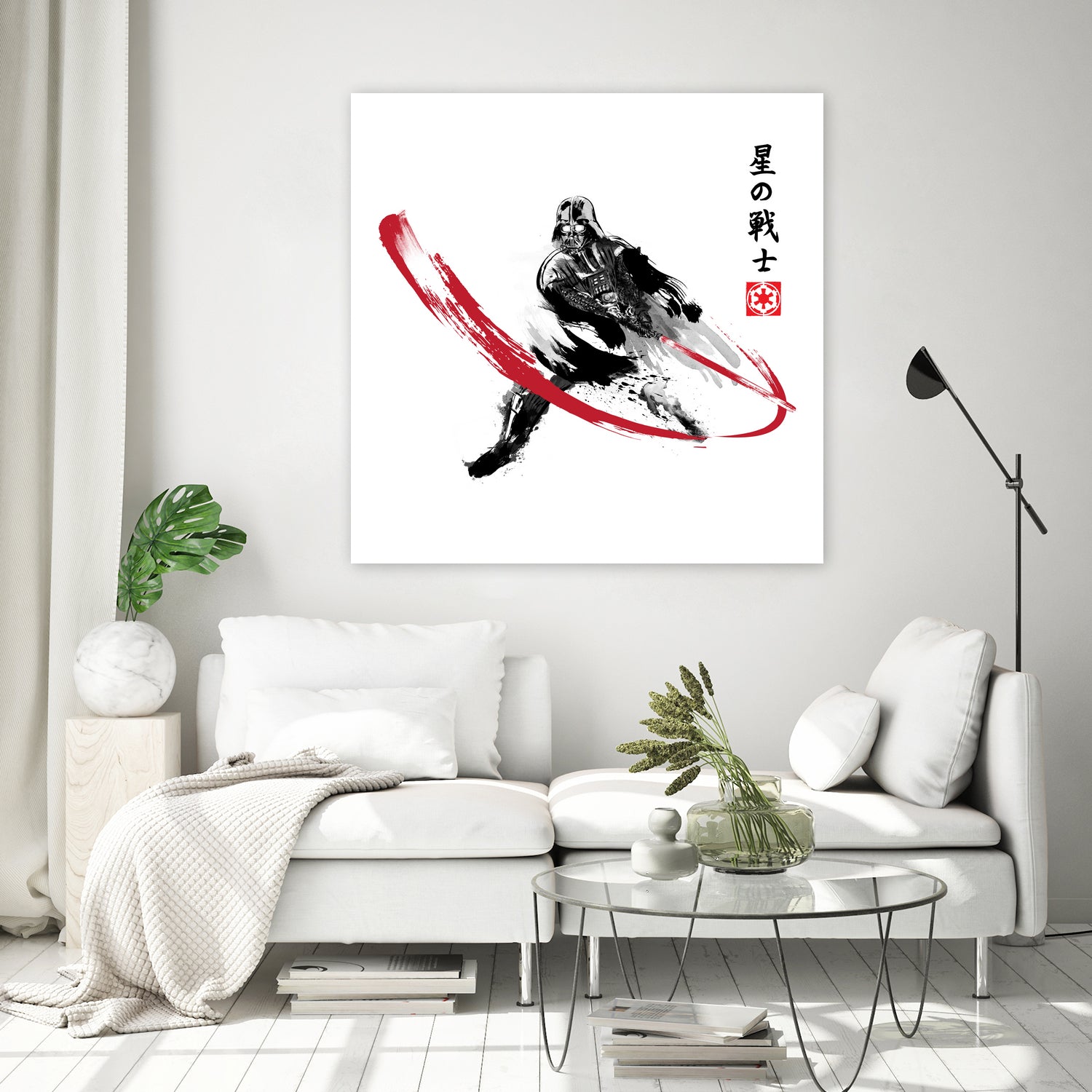 Star Warrior Sumi-e by Antonio Camarena on GIANT ART - white digital painting