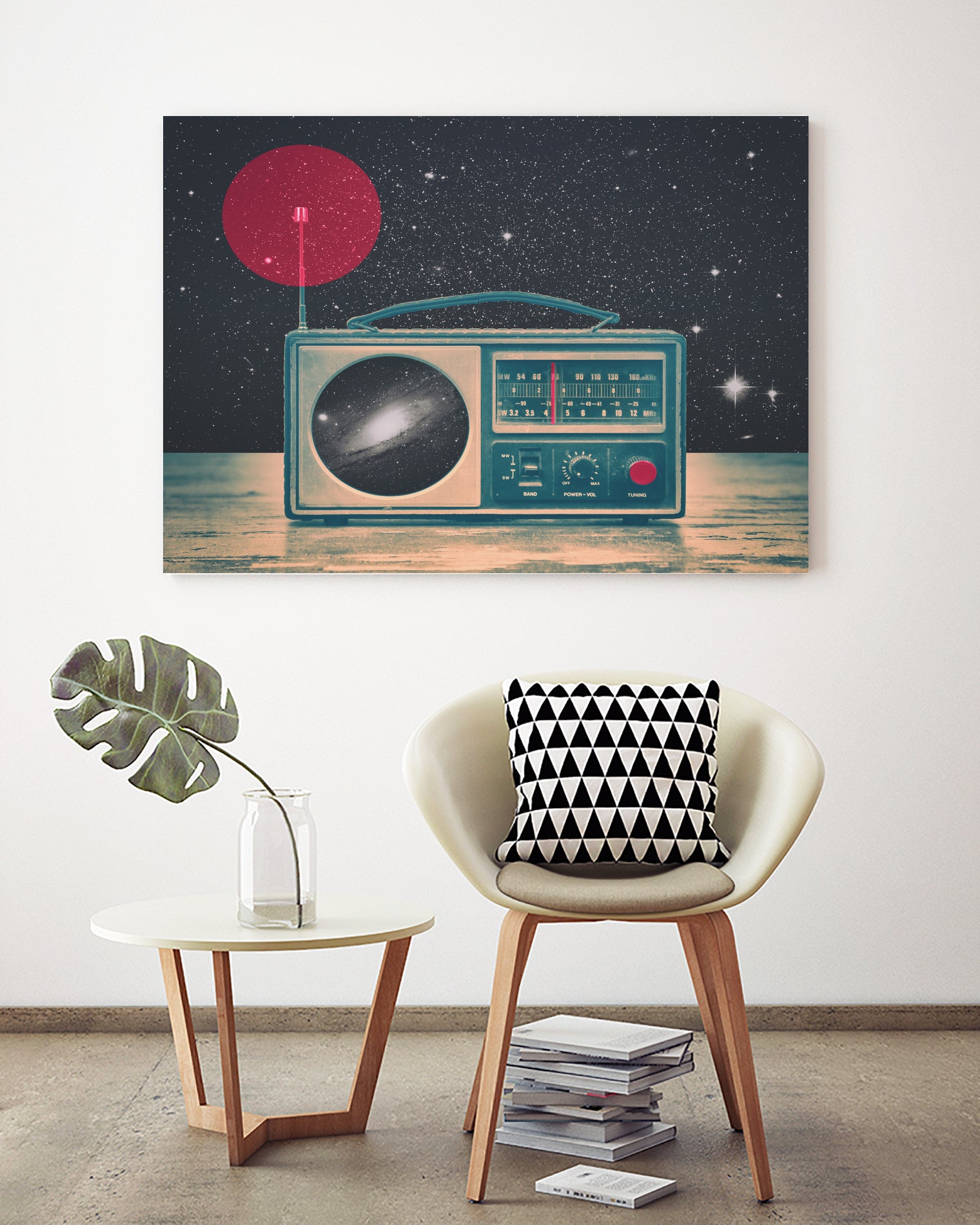 Space Radio by Victor Vercesi on GIANT ART - blue digital drawing