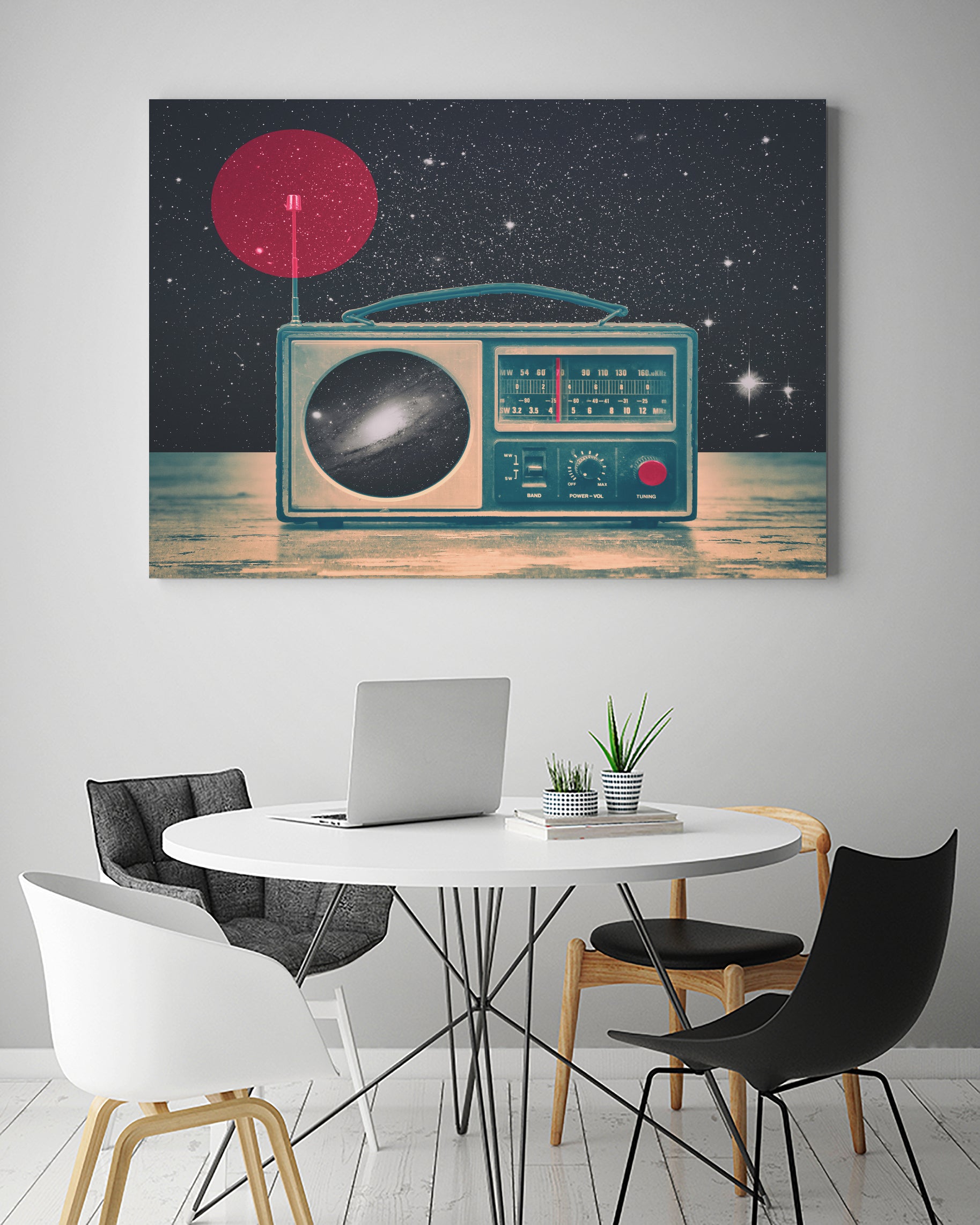 Space Radio by Victor Vercesi on GIANT ART - blue digital drawing