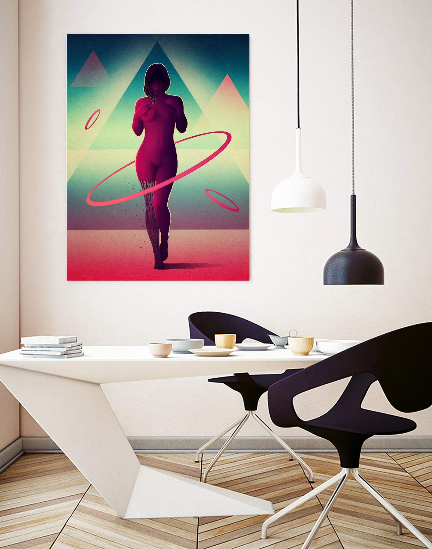 Atomos by Victor Vercesi on GIANT ART - red digital painting