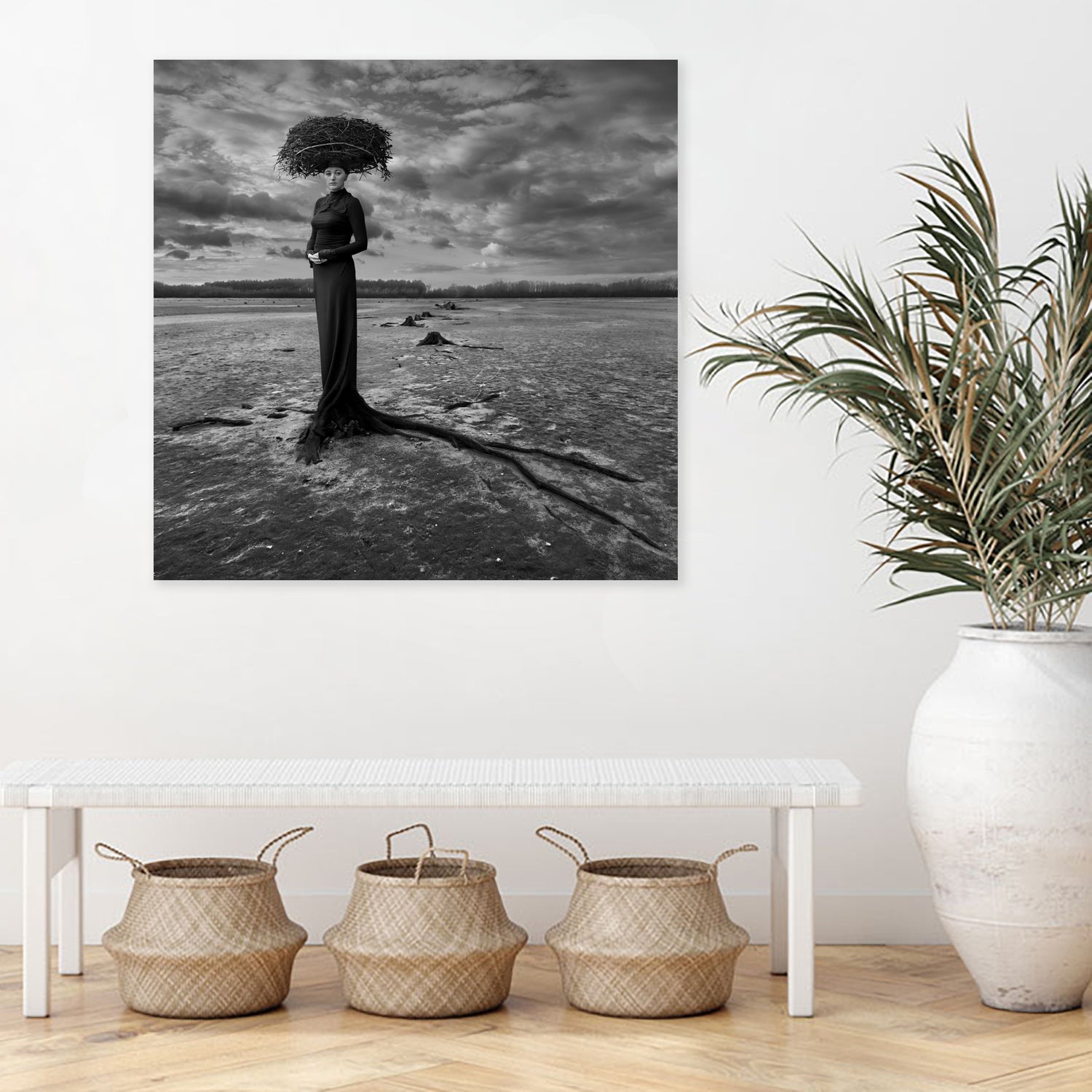 Empty Nest by Dariusz Klimczak on GIANT ART - gray photo illustration