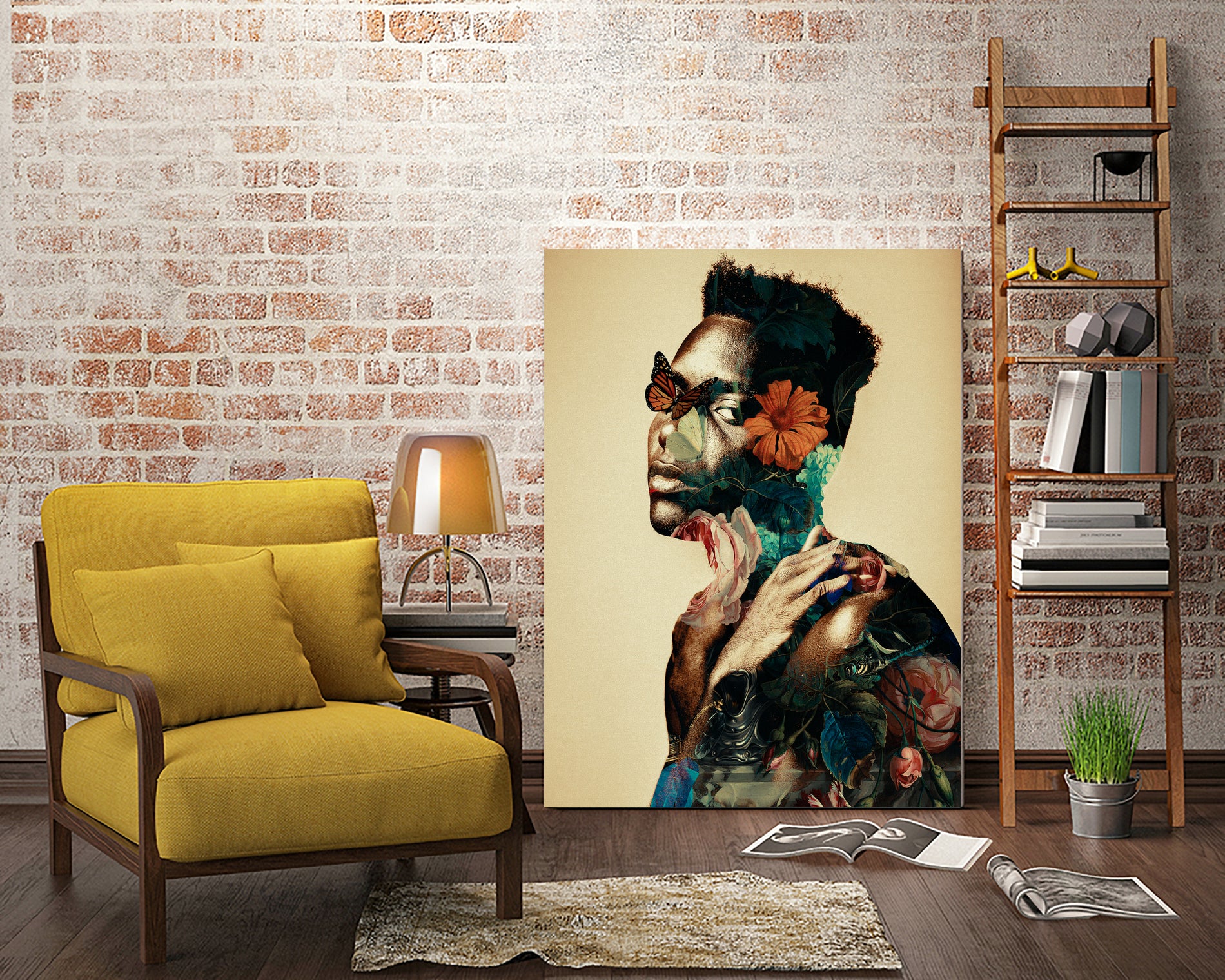 Tender Growth by Shaylin Wallace on GIANT ART - yellow photo manipulation