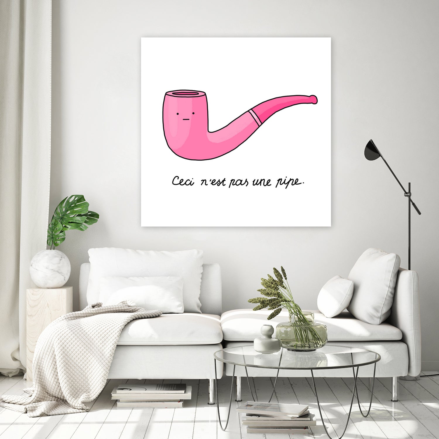 Pipe by Idil Keysan on GIANT ART - pink digital drawing