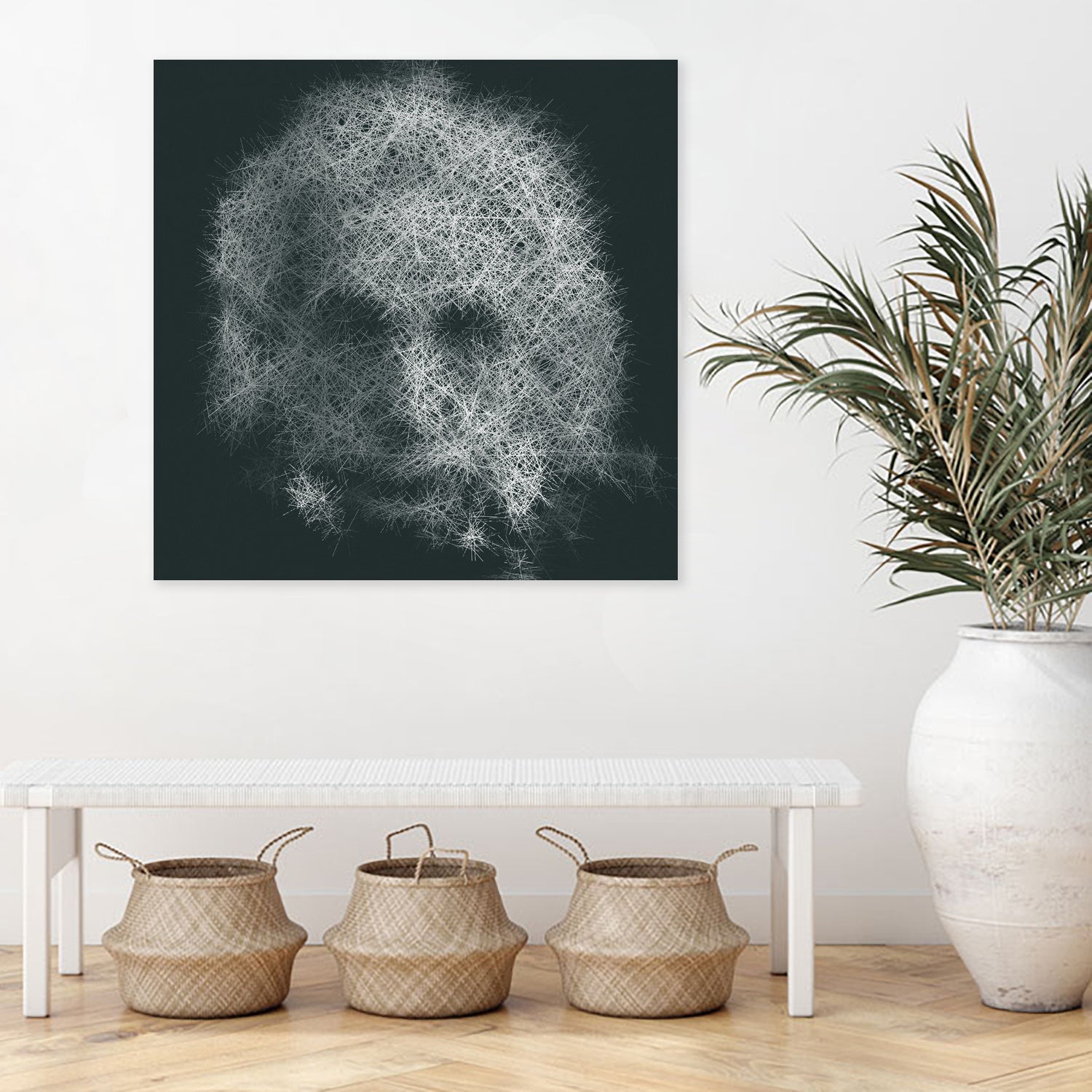 Pro 55. Albert Einstein 21st Century by Mix Wu on GIANT ART - green processing/programming