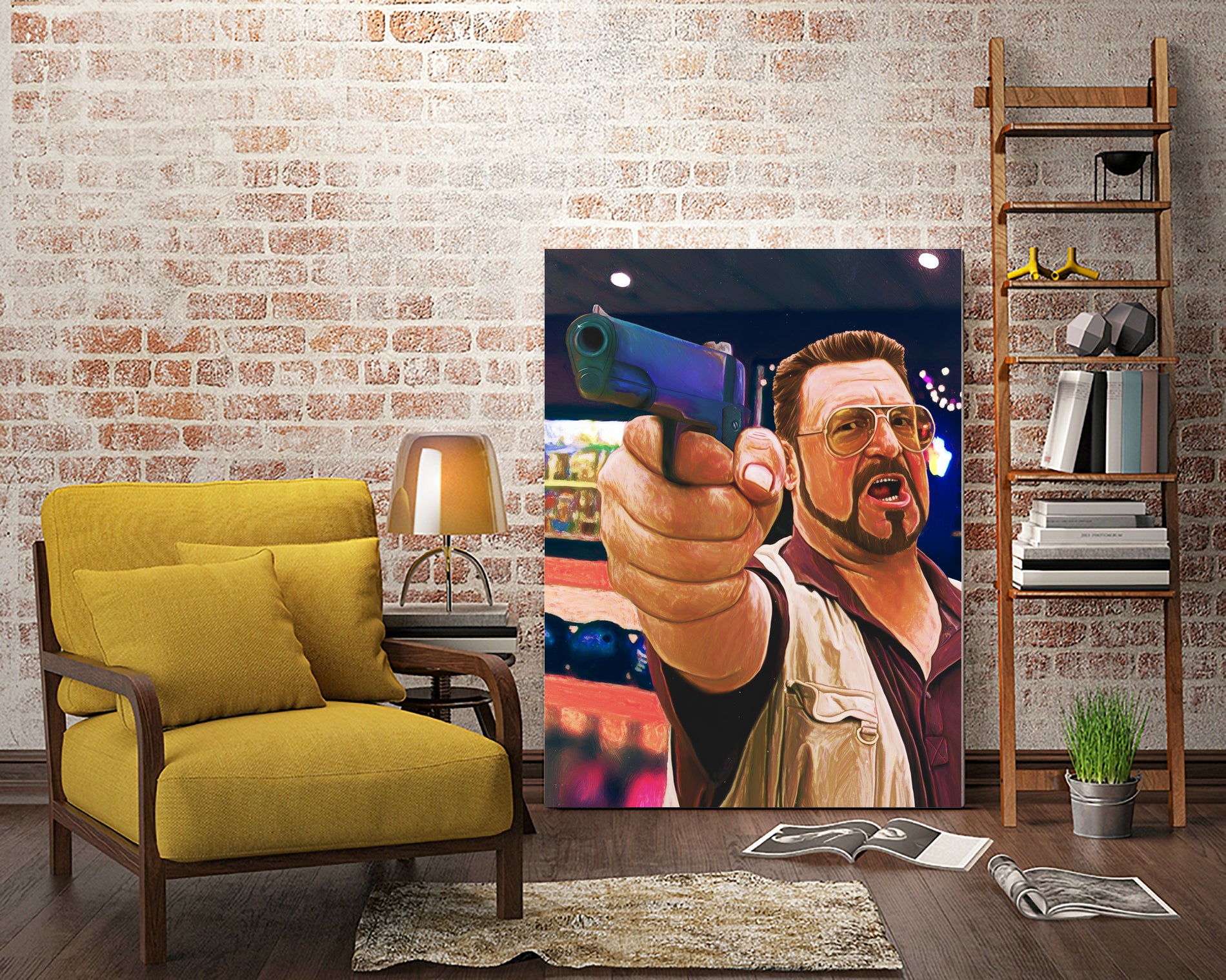 High Noon Walter by André Guldhjärta on GIANT ART - red digital painting