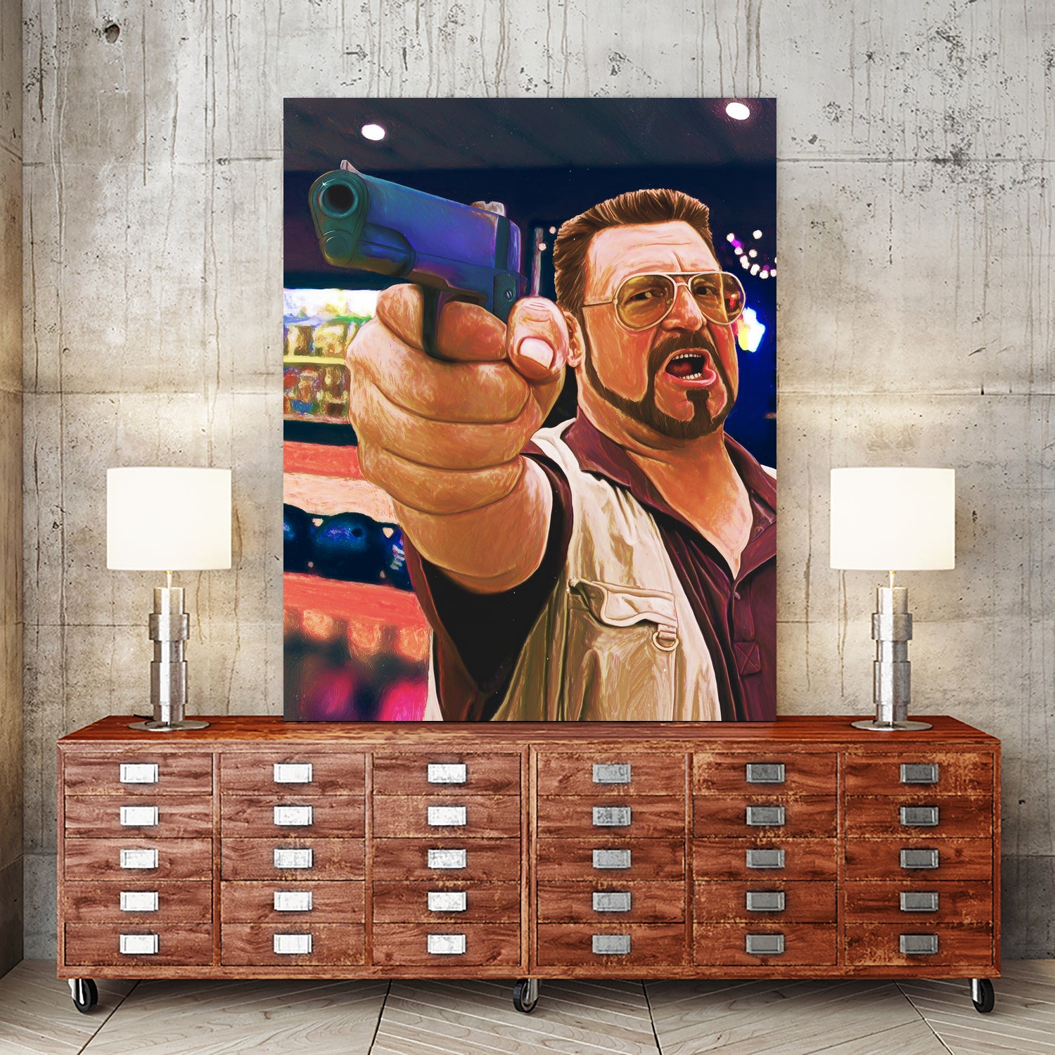 High Noon Walter by André Guldhjärta on GIANT ART - red digital painting