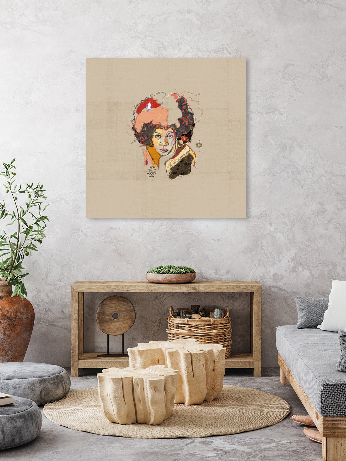 Minnie Riperton - Soul Sista by Carlos Quiterio on GIANT ART - brown digital painting