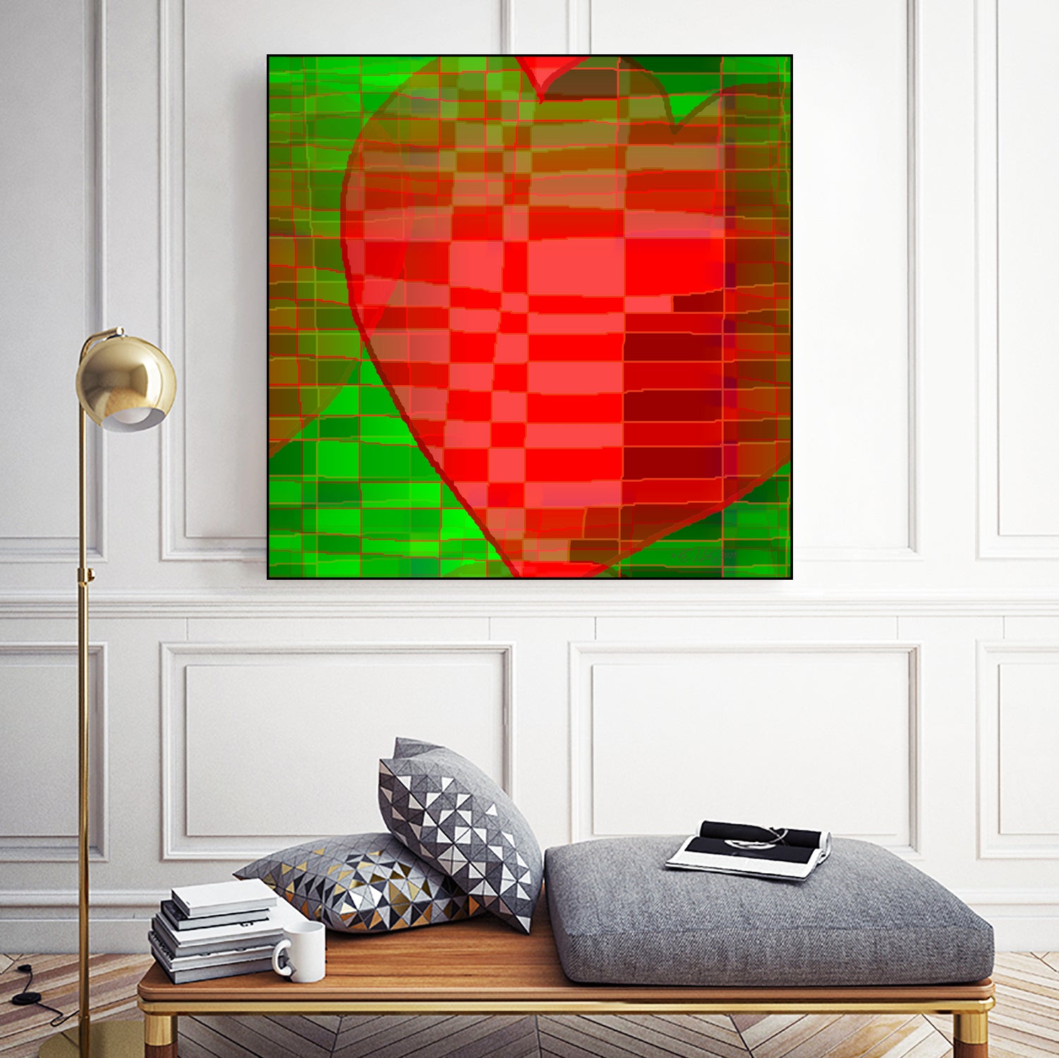 Muttertag 2023 by Thomas Dellenbach dELLaS on GIANT ART - red digital painting