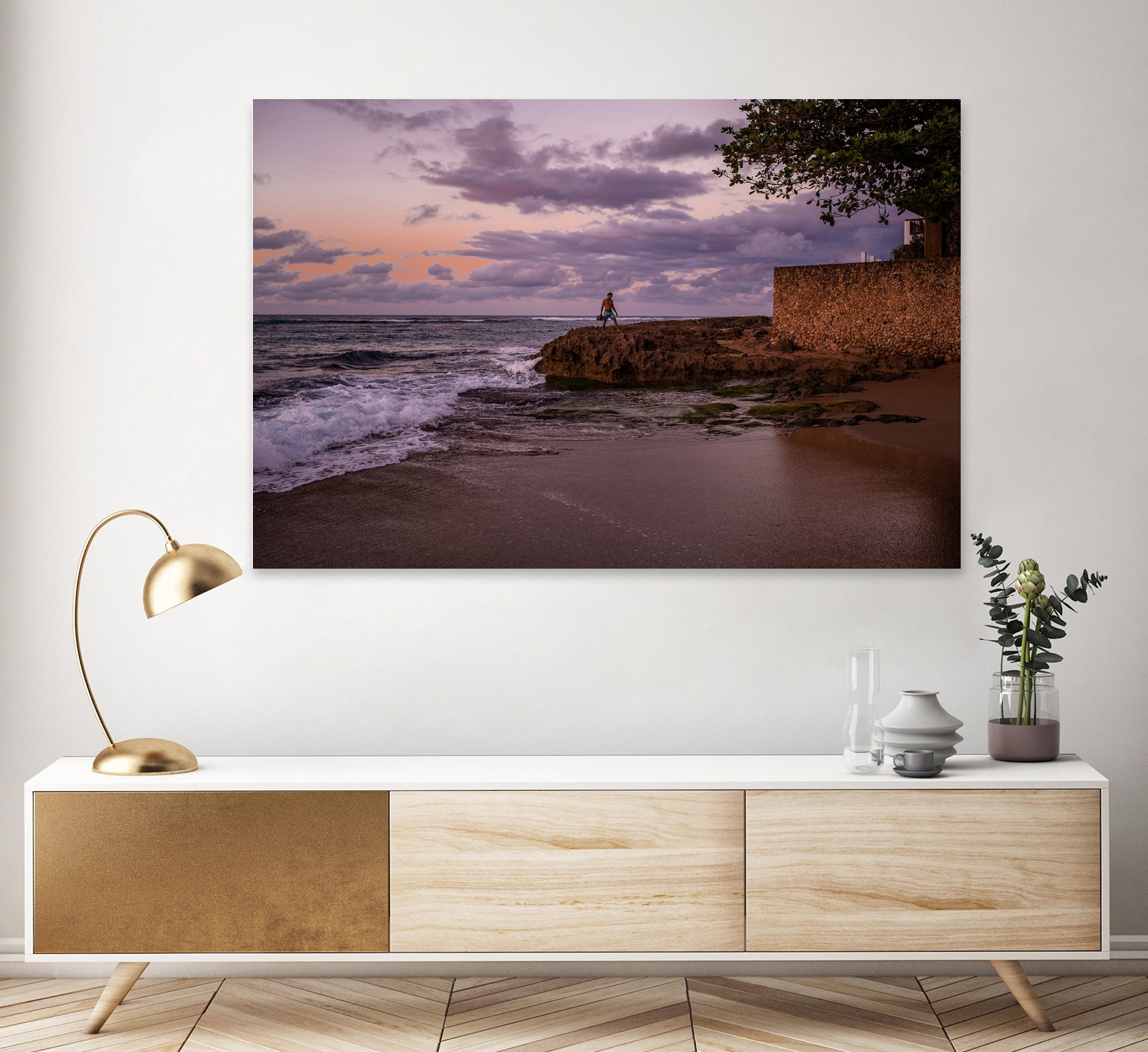 Puerto Rico Blue Hour by Reid Harrison on GIANT ART - fuchsia photo manipulation