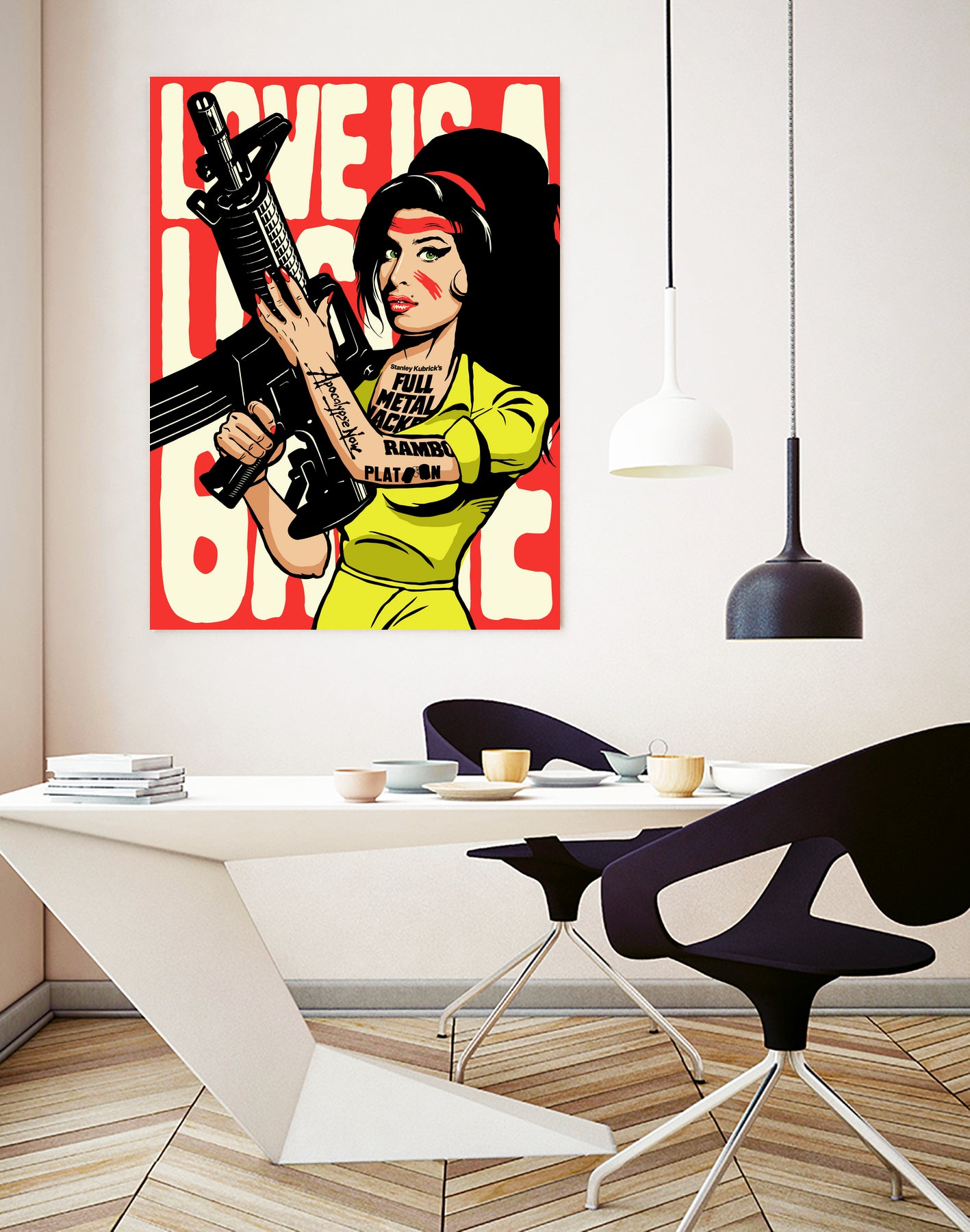 Love is a Losing Game by Bily Mariano da Luz on GIANT ART - red digital painting