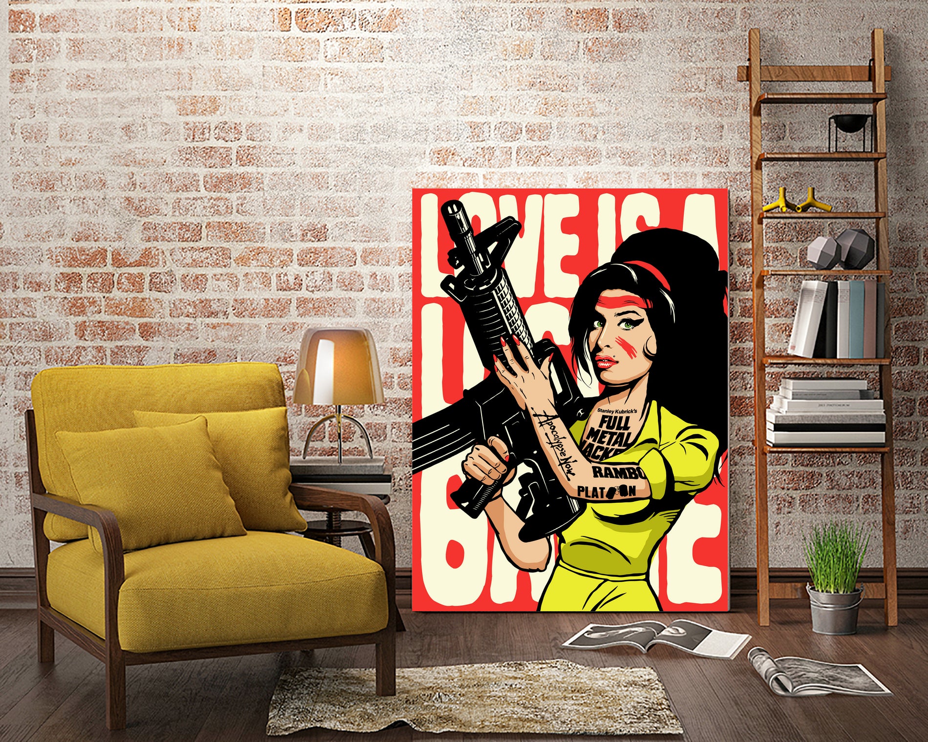 Love is a Losing Game by Bily Mariano da Luz on GIANT ART - red digital painting