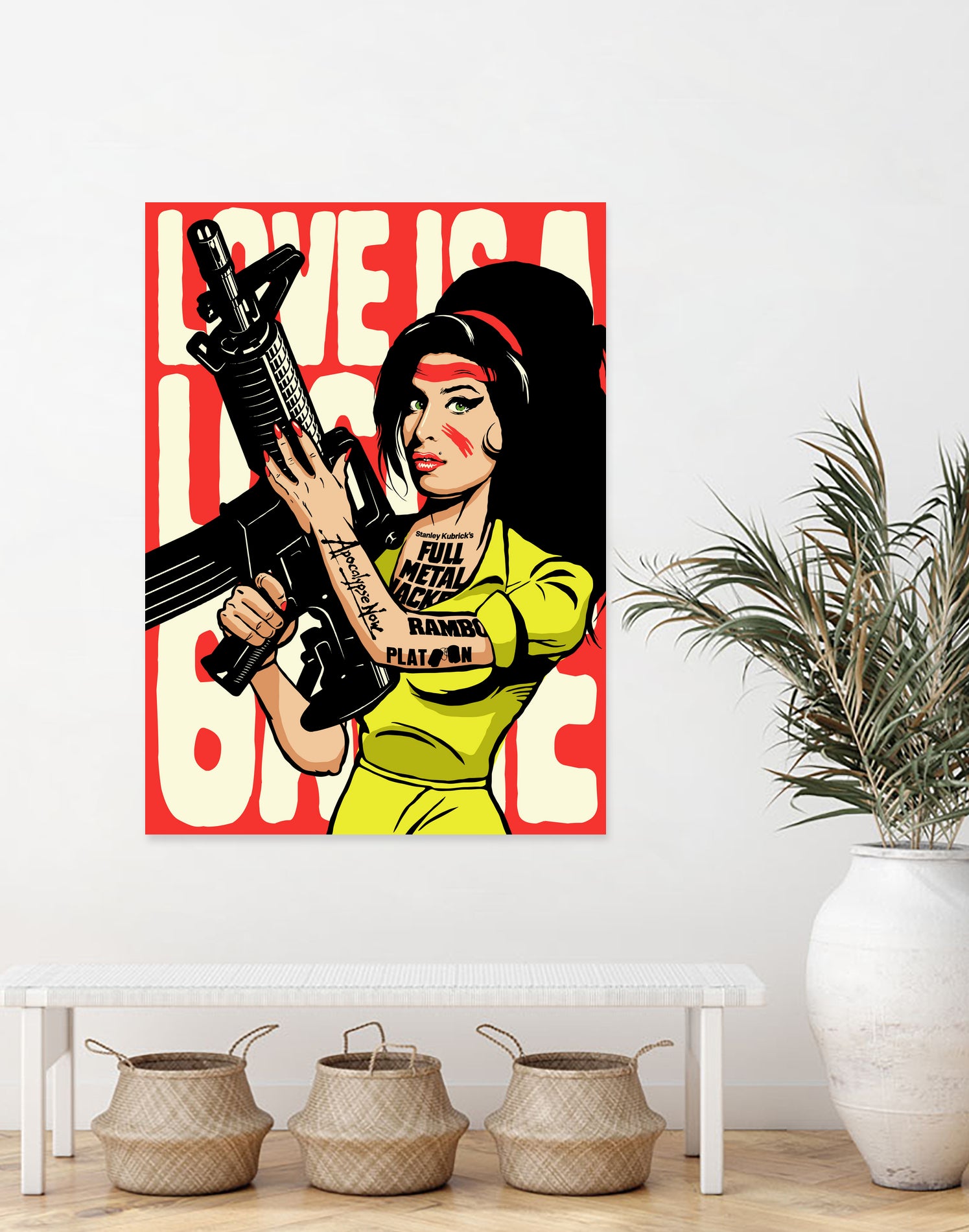 Love is a Losing Game by Bily Mariano da Luz on GIANT ART - red digital painting