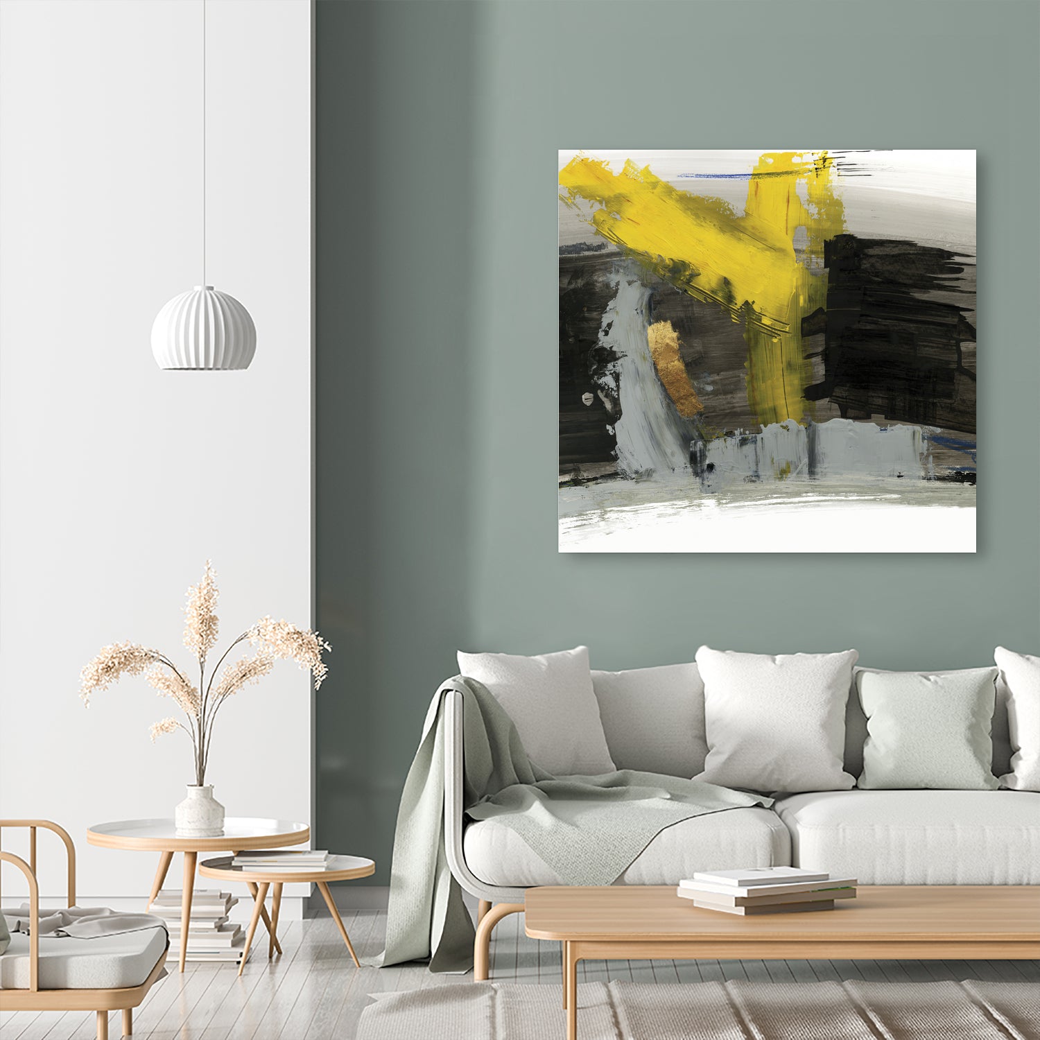 Hive I by Pi Studio on GIANT ART - yellow mixed media