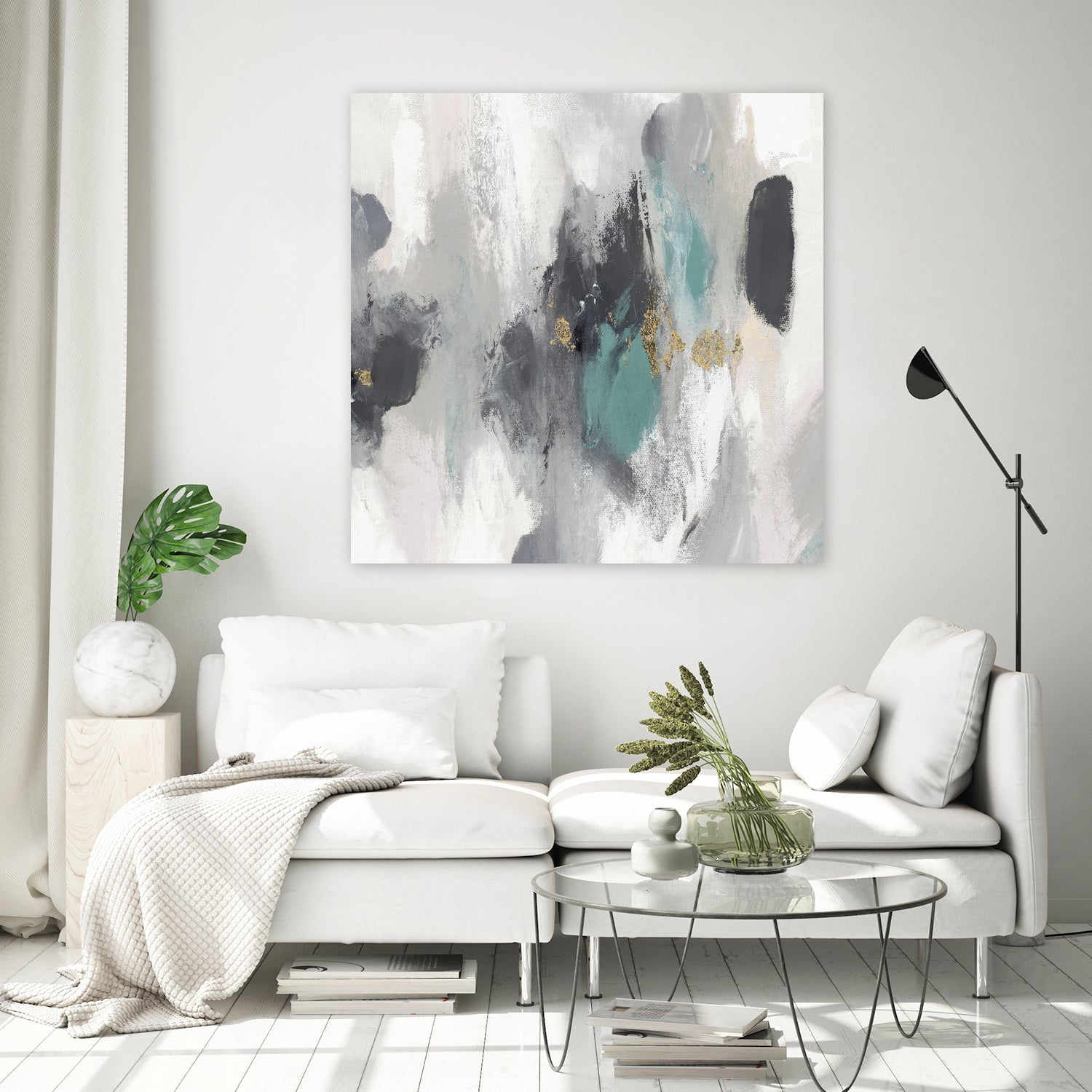 Gray Days I by Pi Studio on GIANT ART - gray mixed media