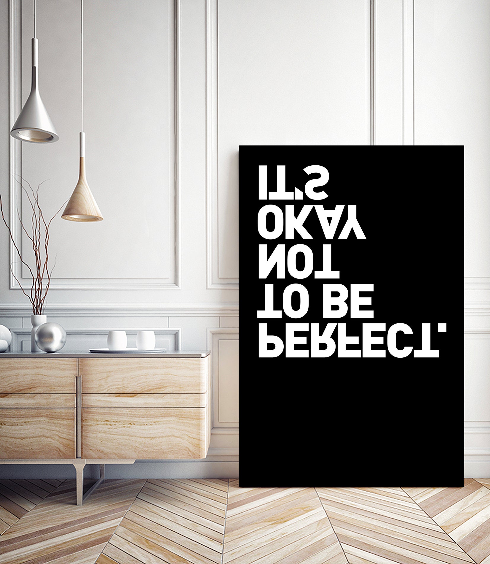 YES, IT IS! by Paolo Bordegoni on GIANT ART - black typography