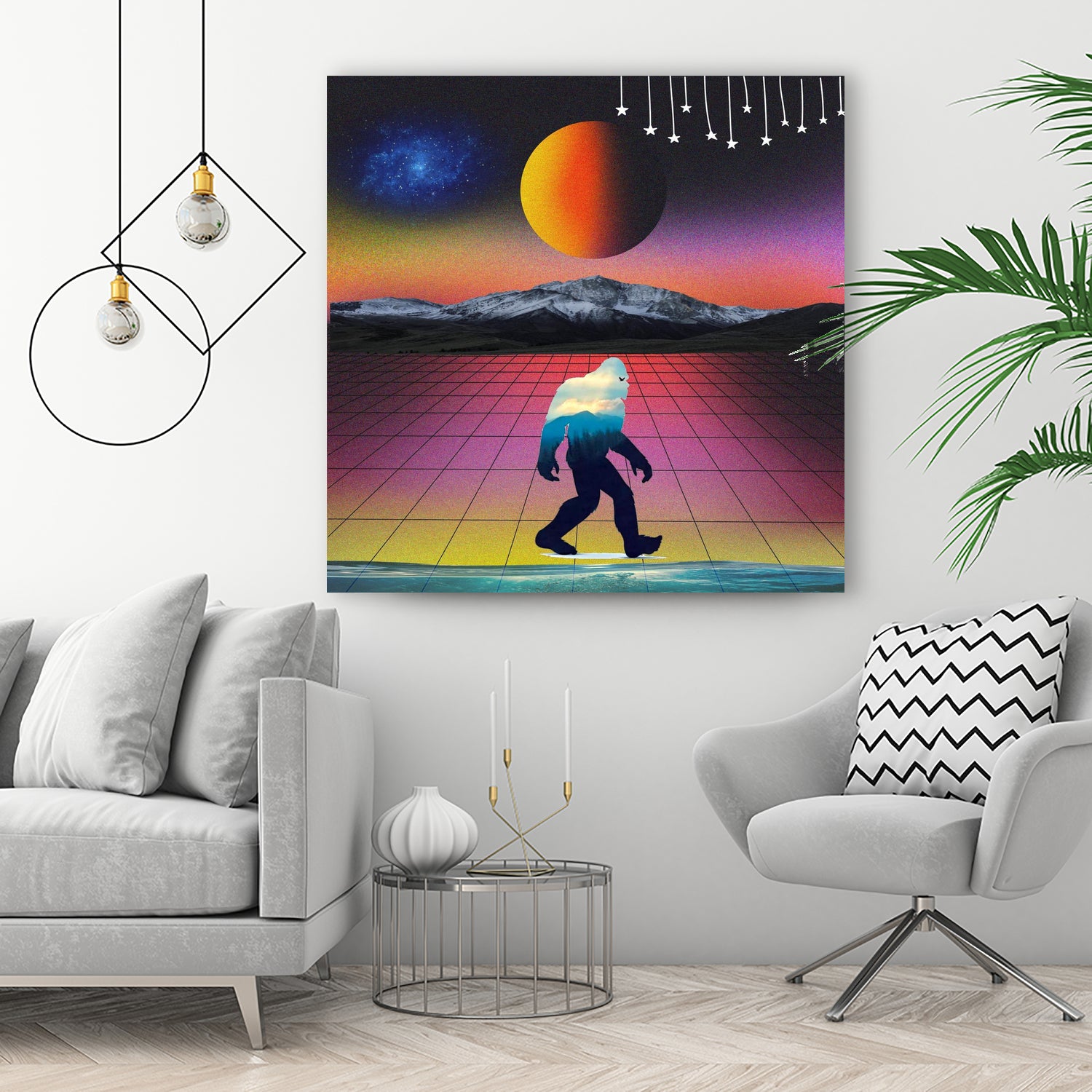 Bigfoot by Lori Andrews on GIANT ART - white photo illustration