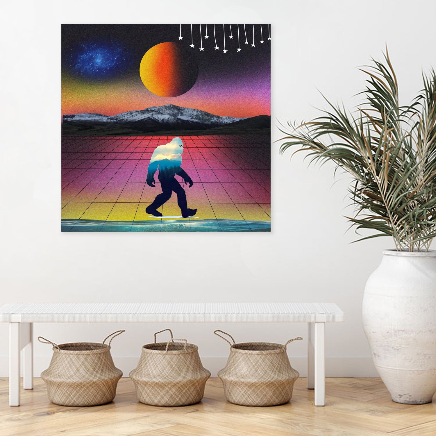 Bigfoot by Lori Andrews on GIANT ART - white photo illustration