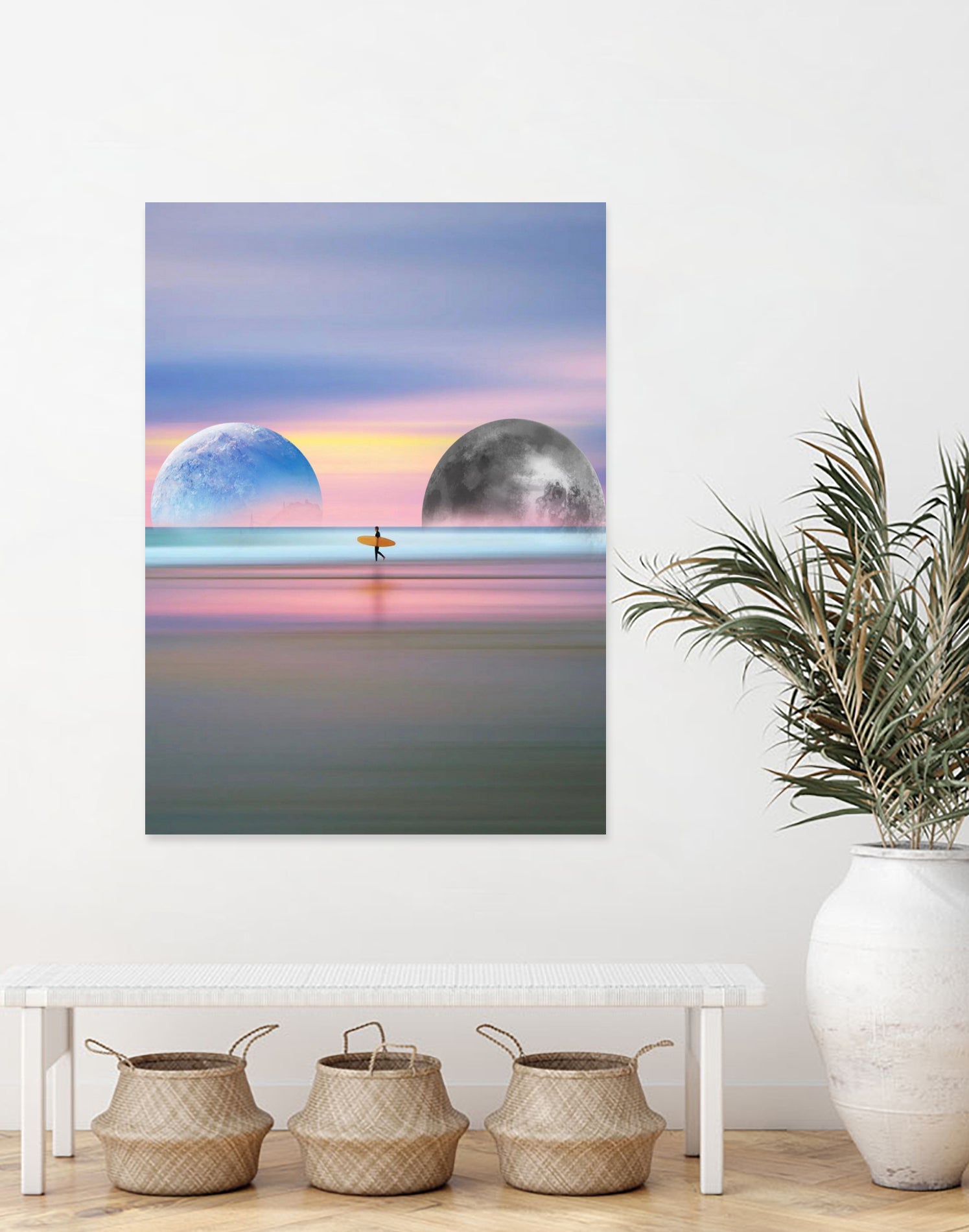 Surfer's Paradise by Lori Andrews on GIANT ART - white photo manipulation