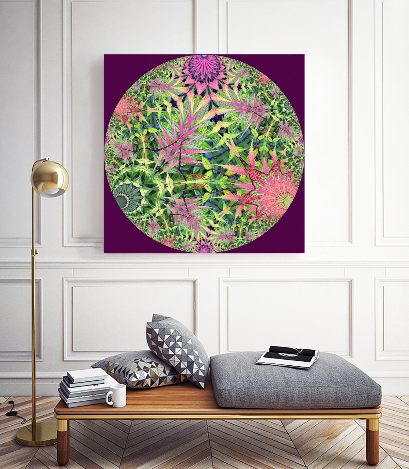 Hyperbolic Jungle by Digital Crafts on GIANT ART - green digital painting