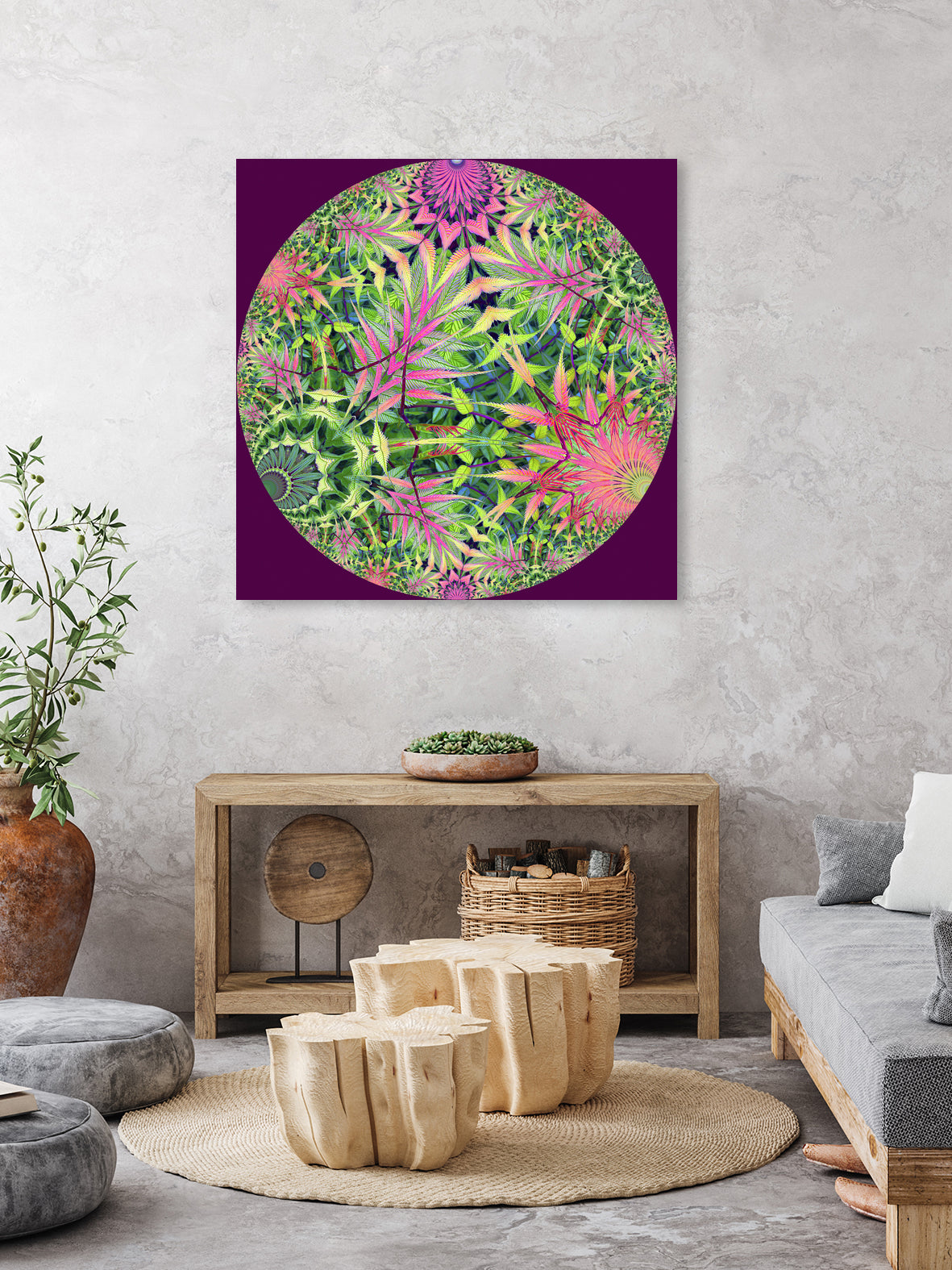 Hyperbolic Jungle by Digital Crafts on GIANT ART - green digital painting